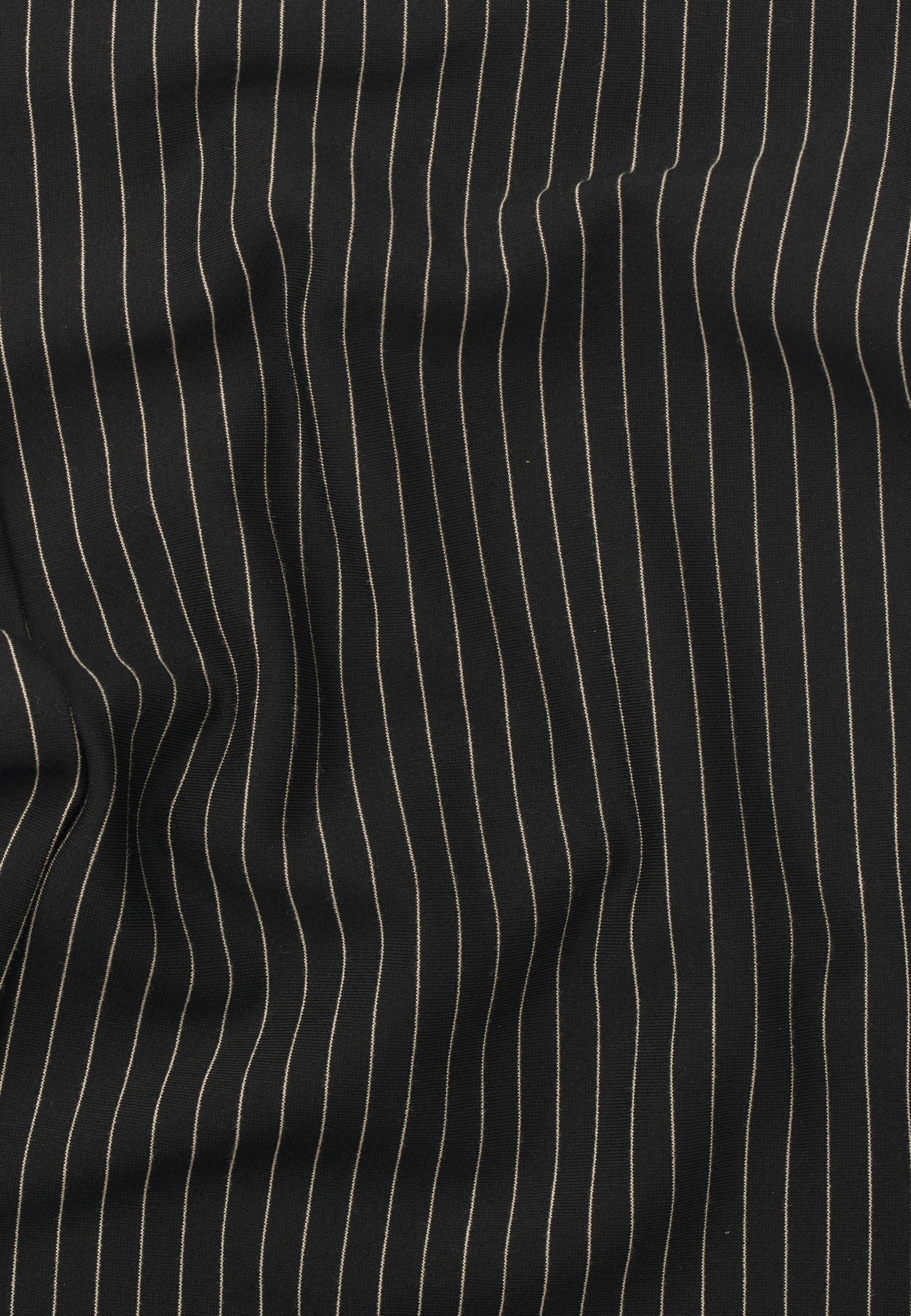 Donna Loose Jersey - Short Length - Black Stripe Brushed - Image 7