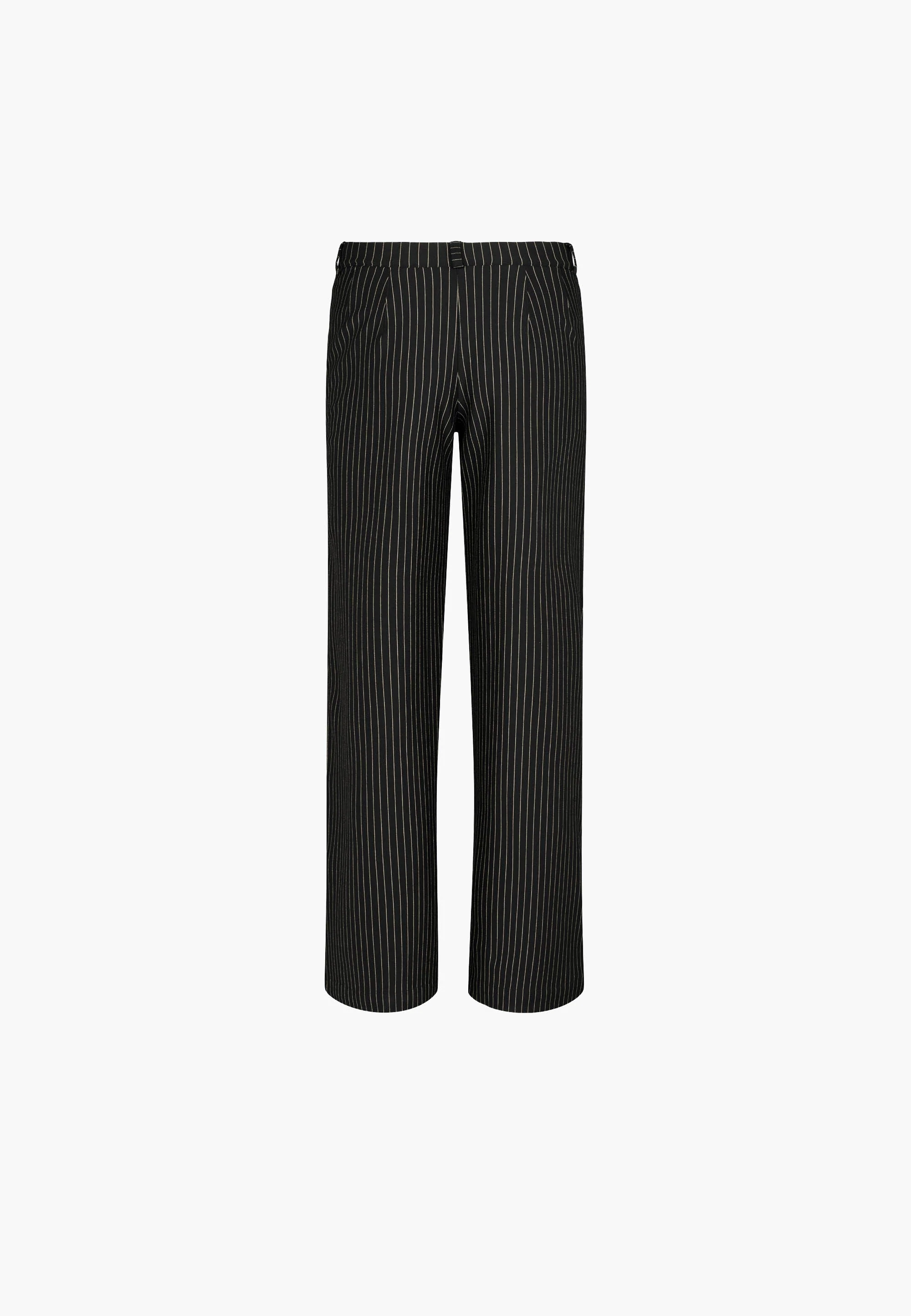 Donna Loose Jersey - Short Length - Black Stripe Brushed - Image 8