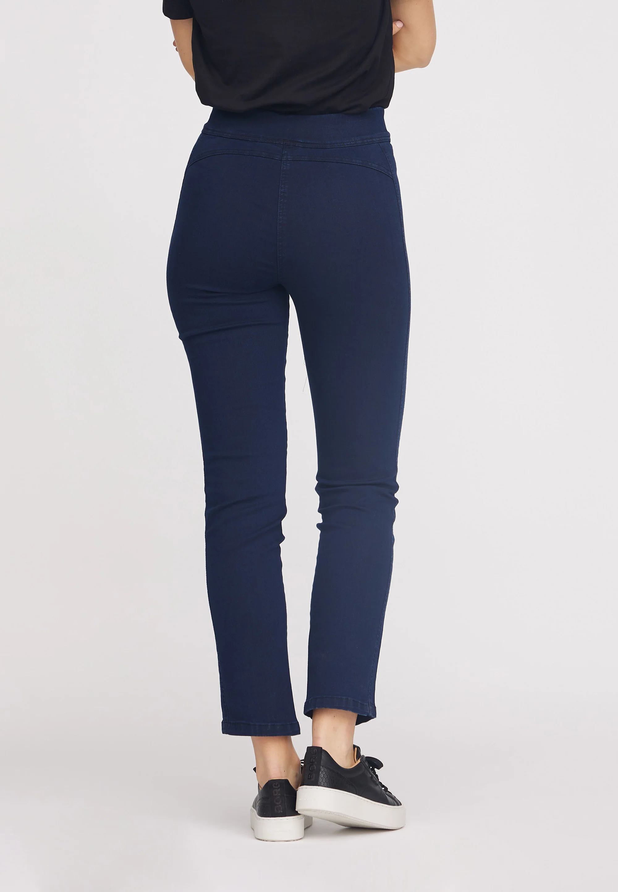 Serene Regular - Medium Length - Dark Blue Denim - Image 4
