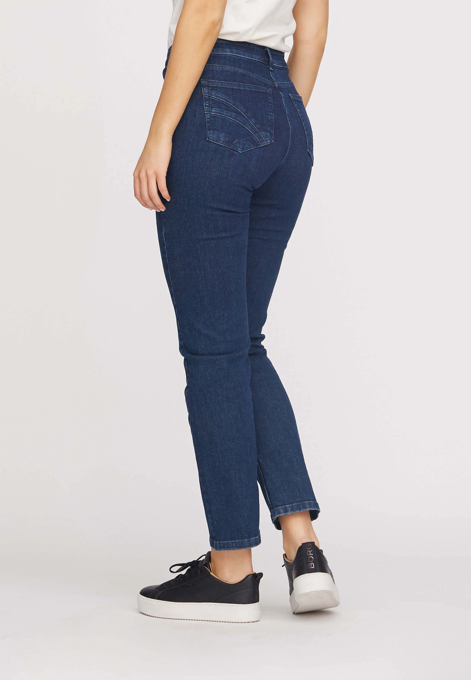 Charlotte Regular - Medium Length - Ecolabel - Dark Blue Denim - Image 4