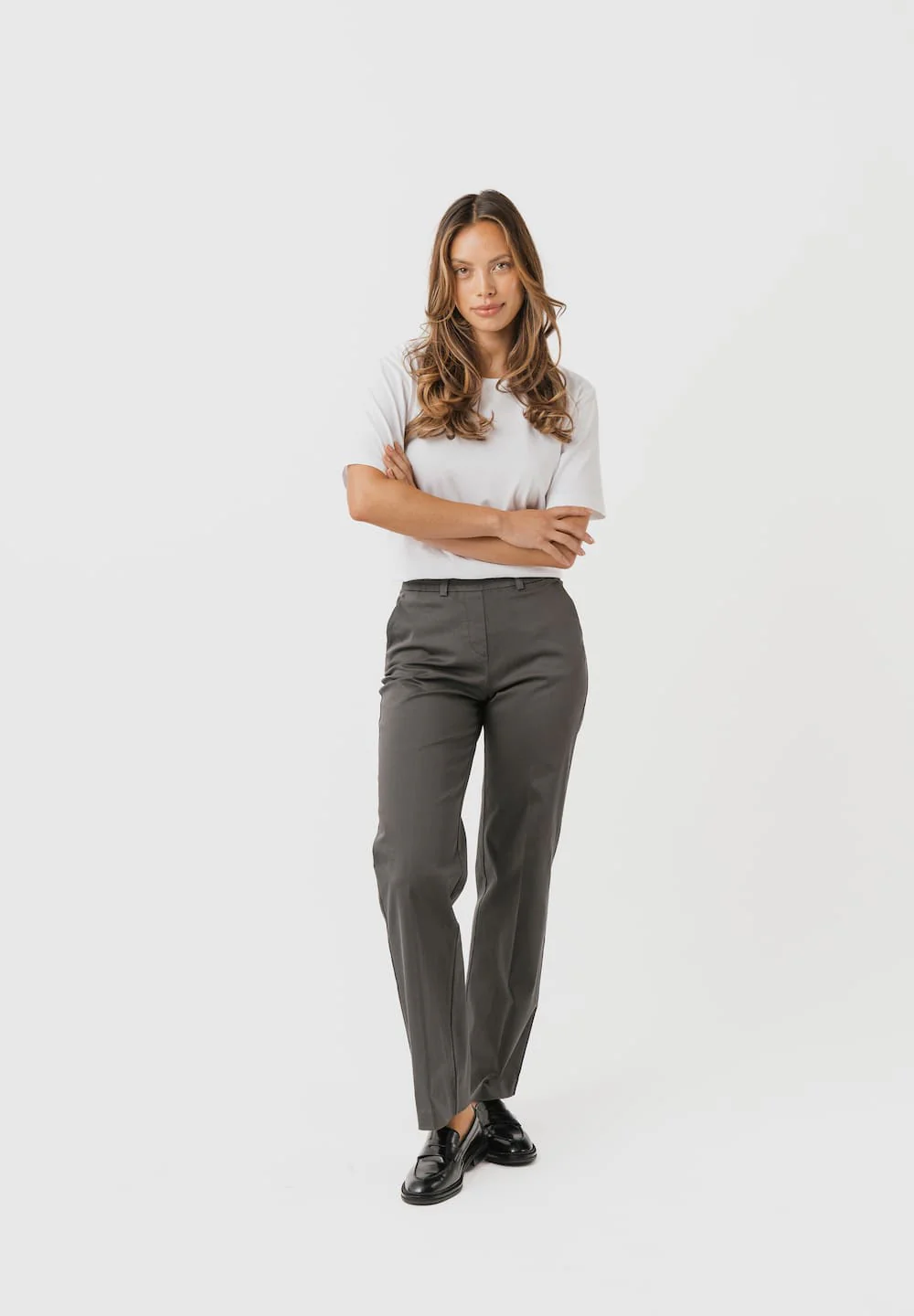 Phoebe Loose - Medium Length - Anthracite - Image 3