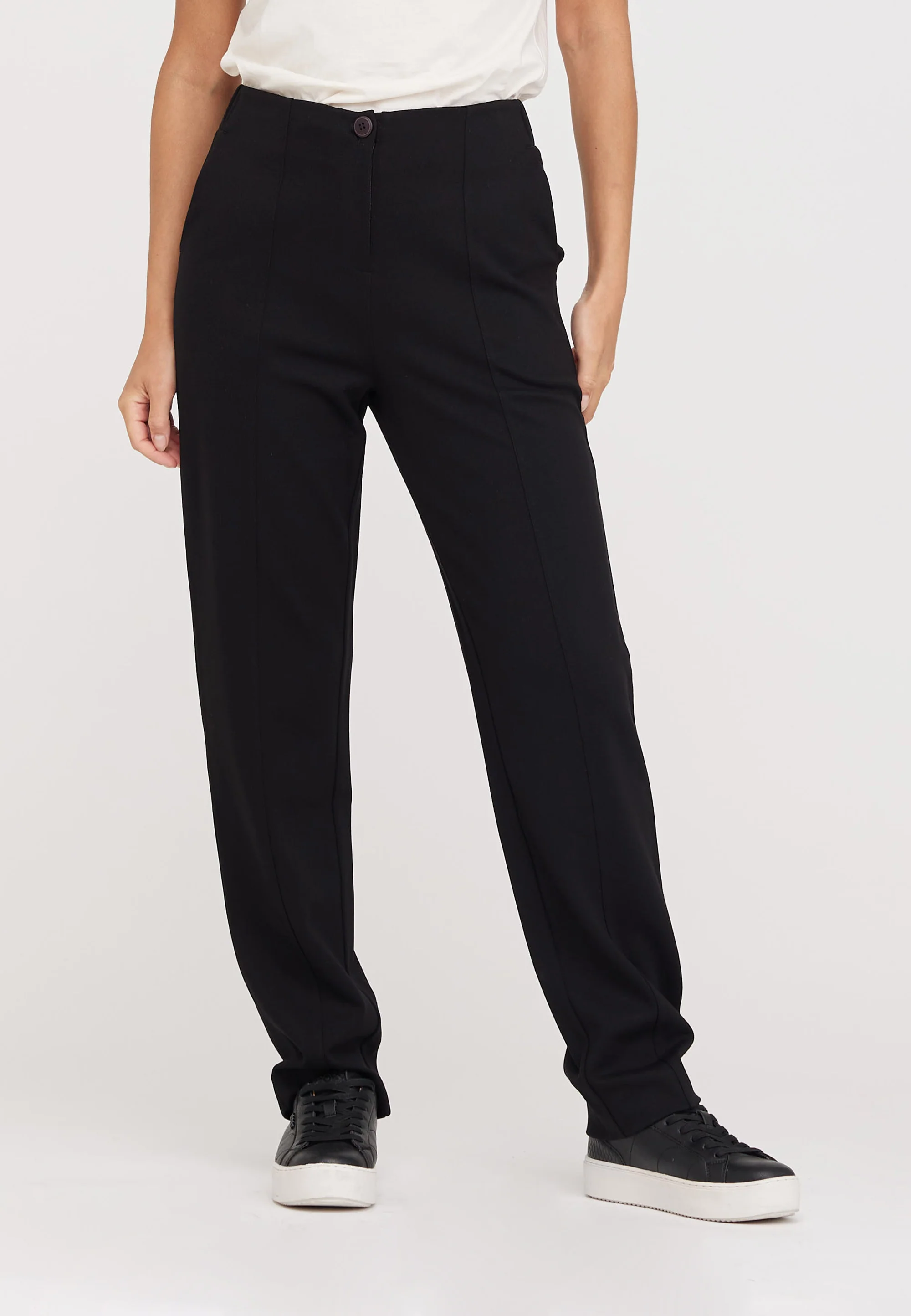 Diana Relaxed - Medium Length - Black - Image 3