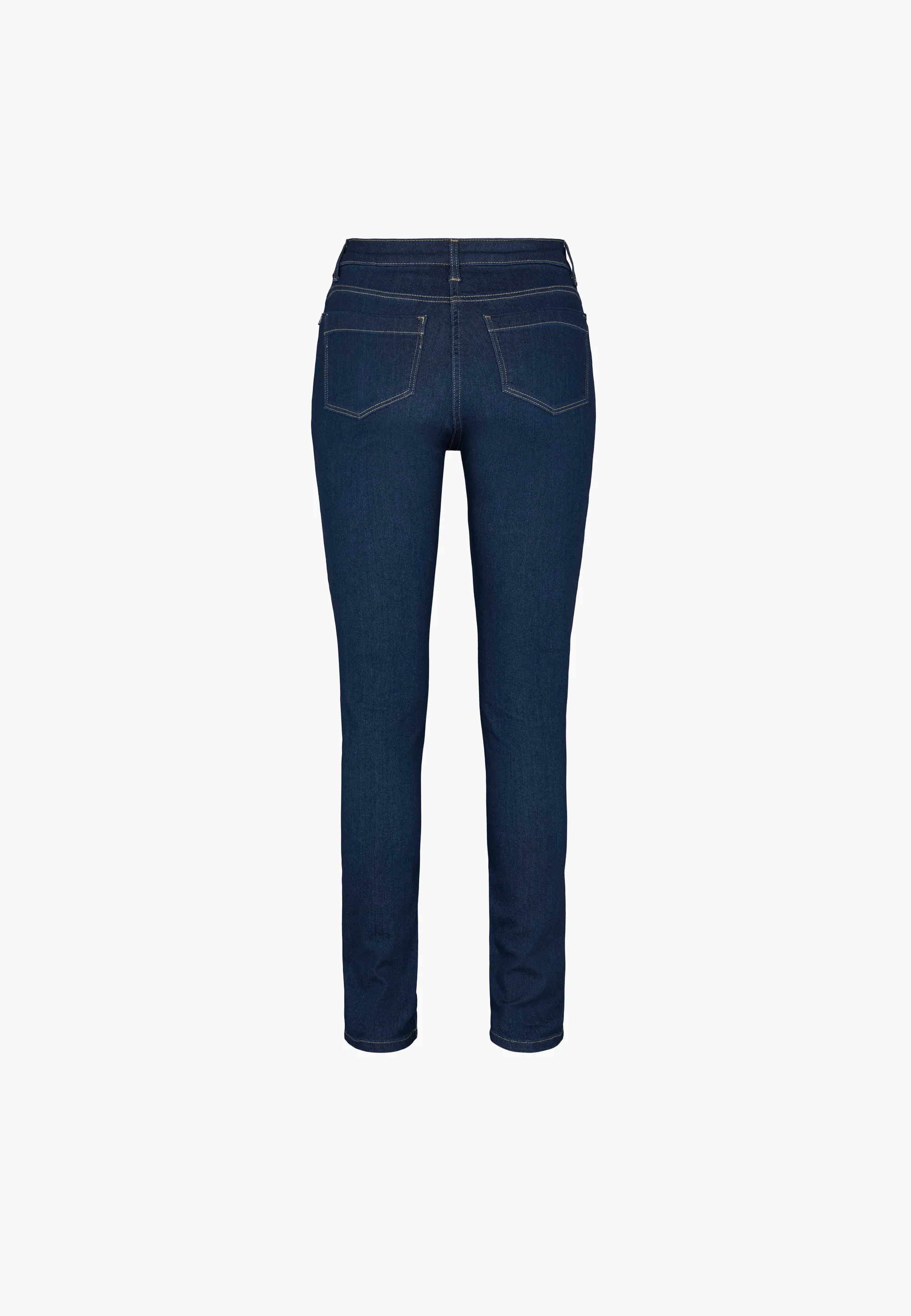 Laura Slim - Medium Length - Dark Blue Denim - Image 2