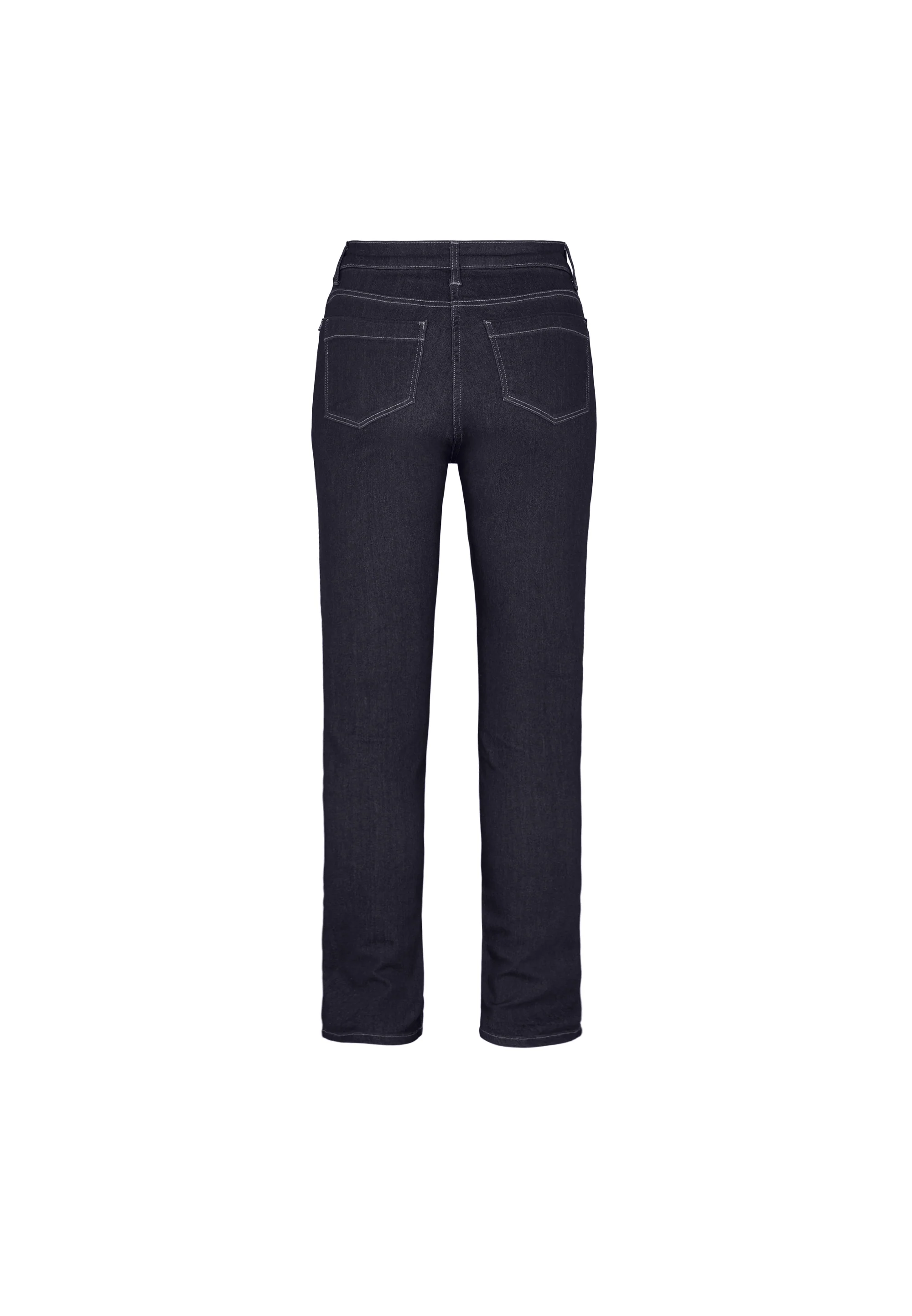 Amelia Straight - Medium Length - Dark Blue Denim - Image 2