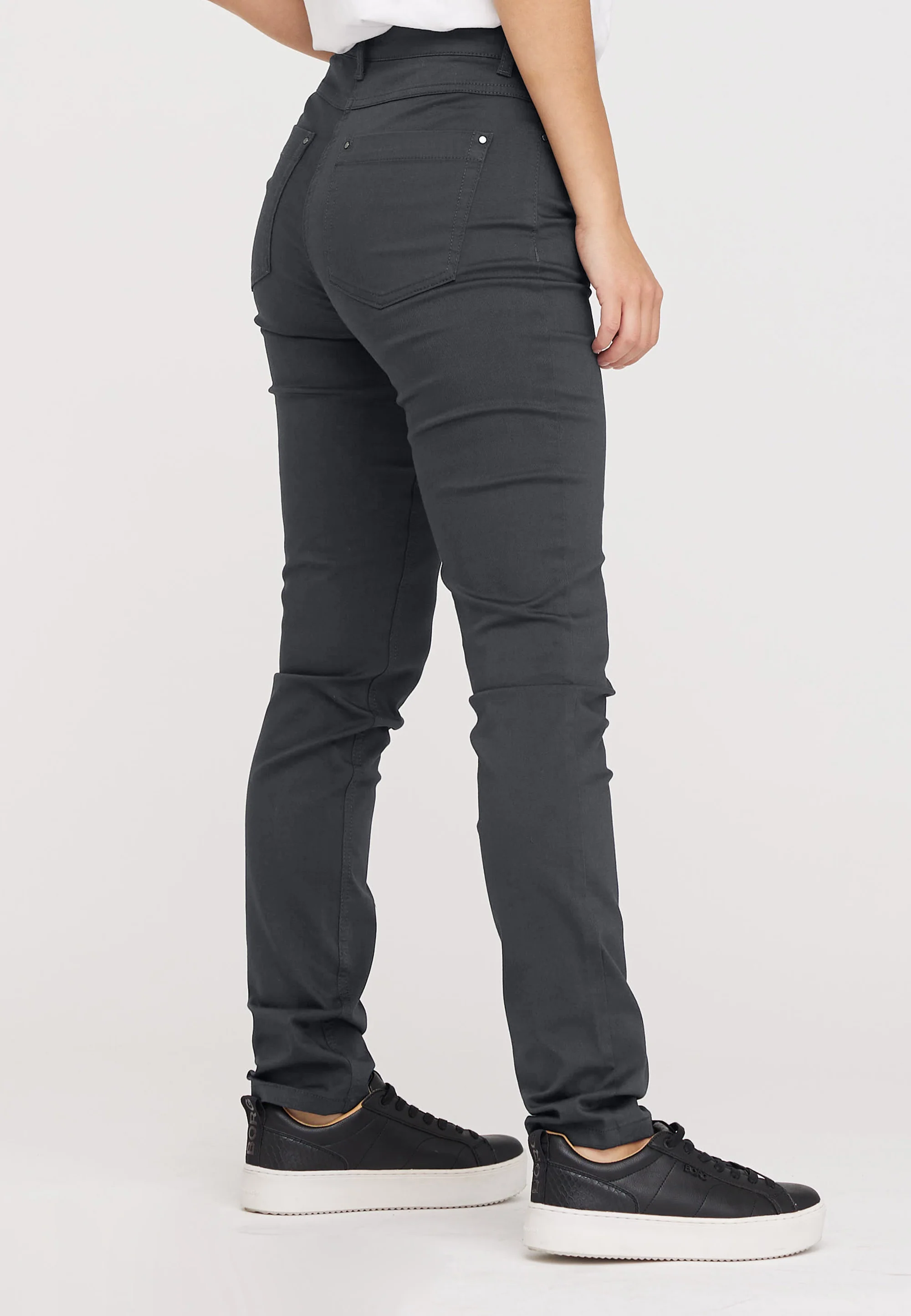 Laura Slim - Medium Length - Anthracite - Image 4