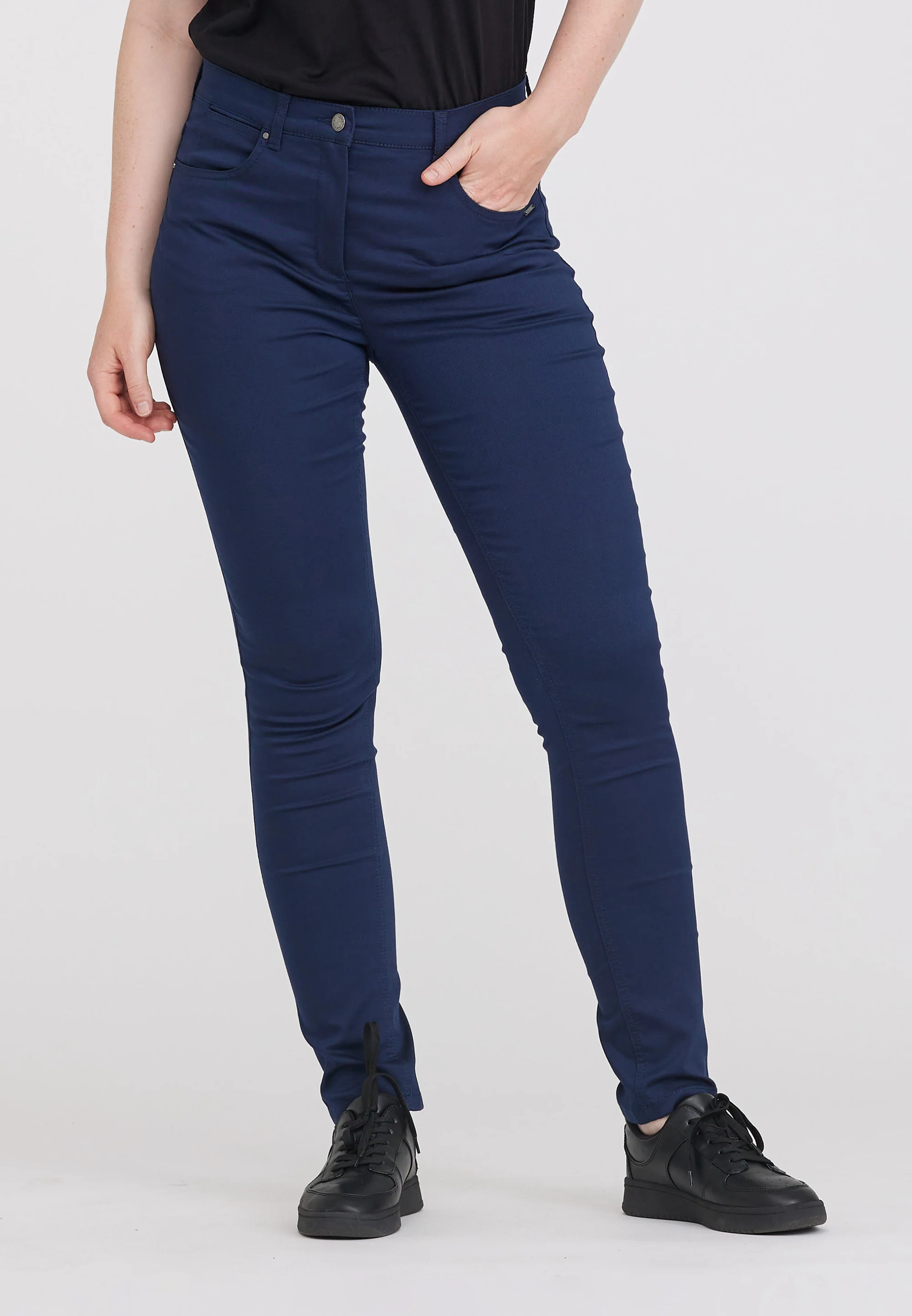 Laura Slim - Medium Length - Navy - Image 2
