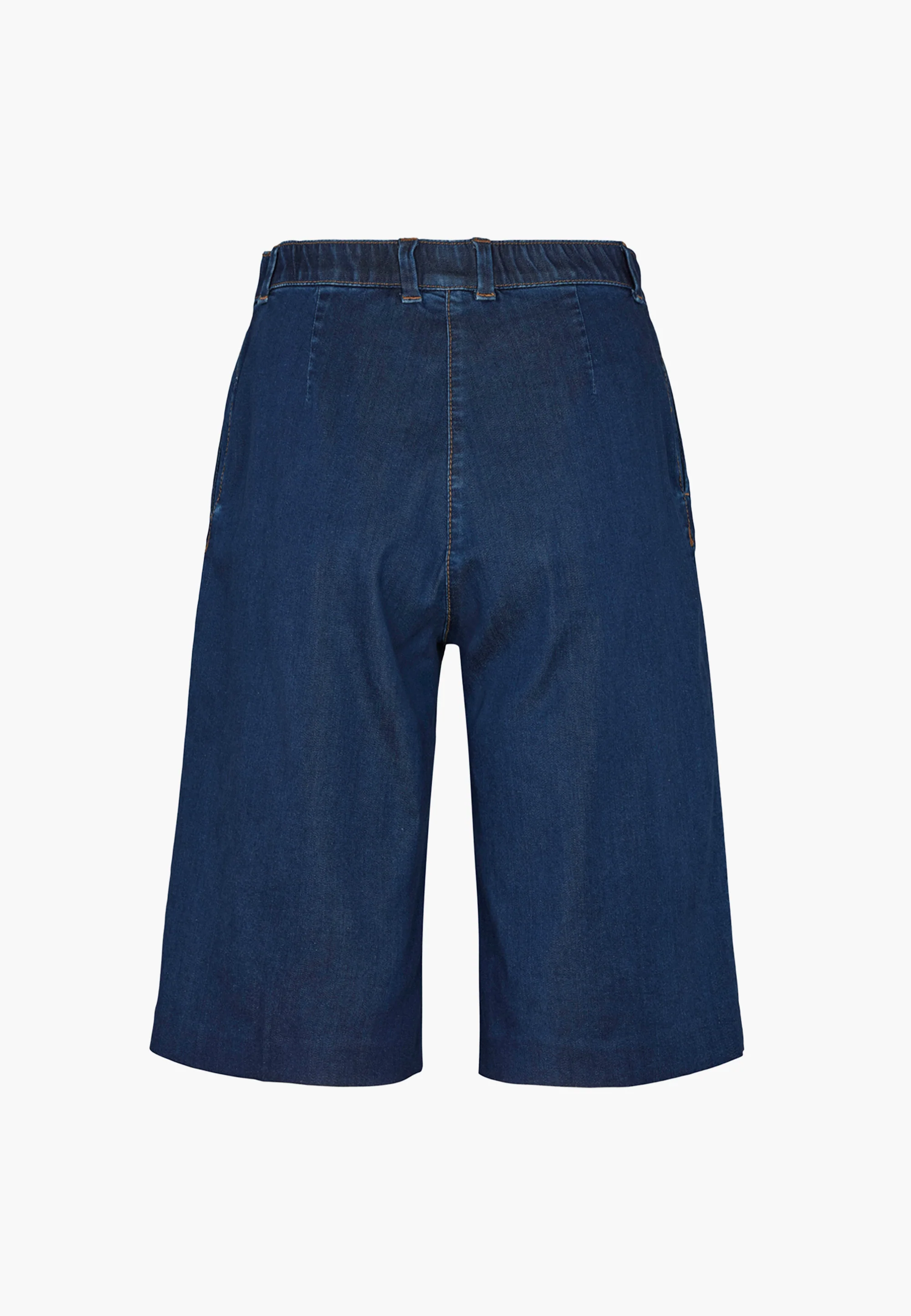 Phoebe Loose Shorts - Medium Blue Denim - Image 2