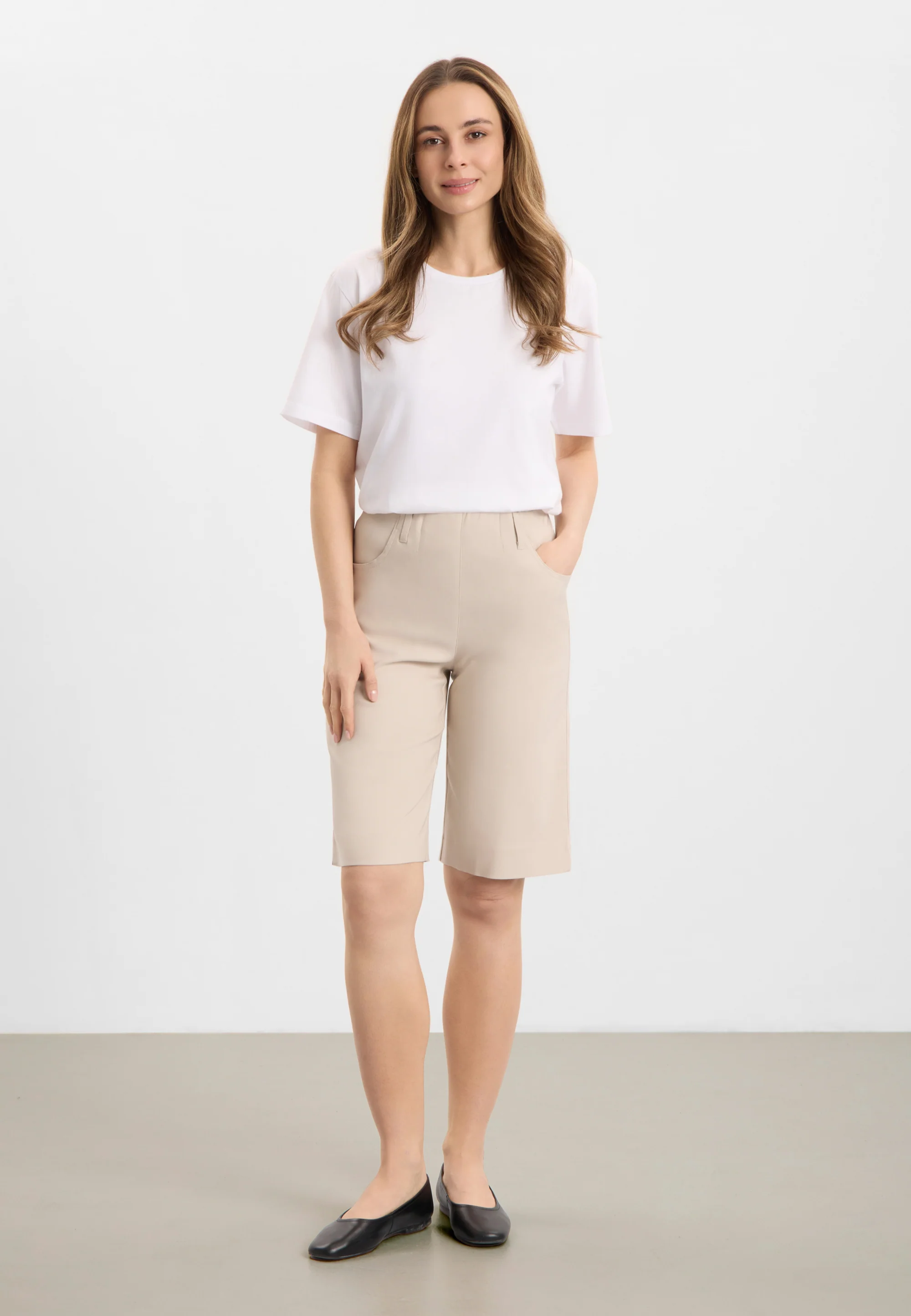 Donna Loose Shorts - Grey Sand