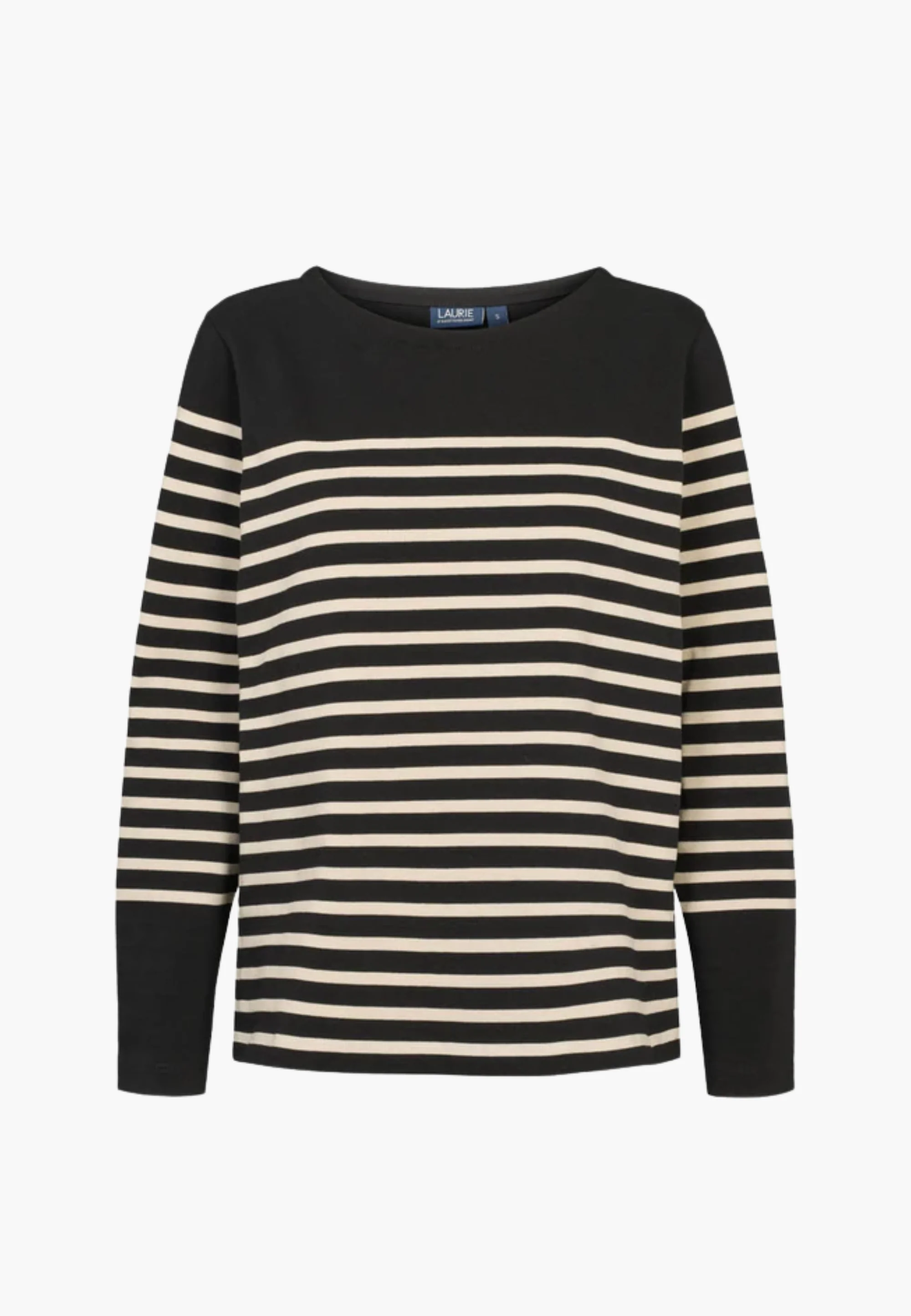 Gabrielle Breton Shirt LS - Black Birch Stripe - Image 3