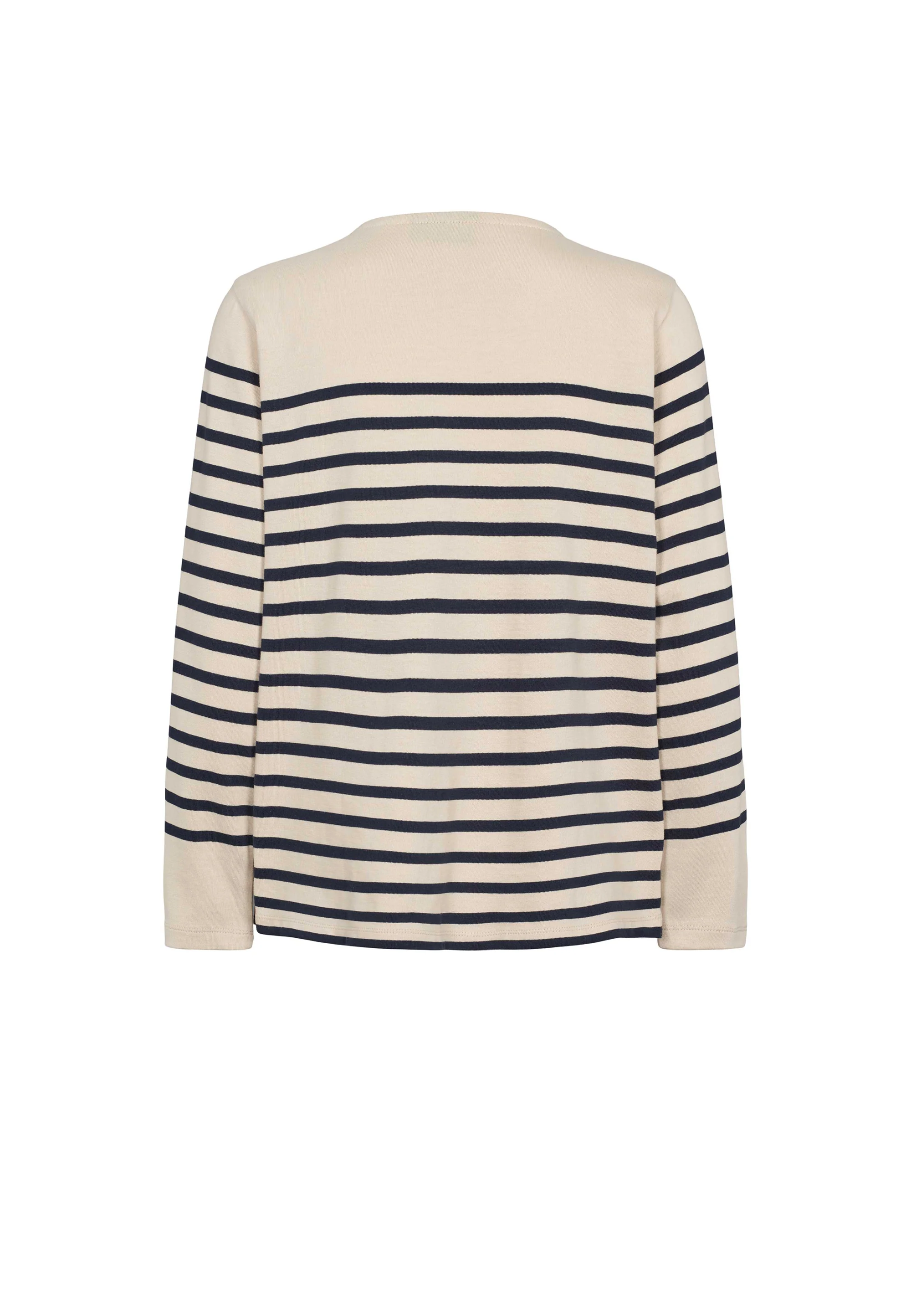 Gabrielle Breton Shirt LS - Black Birch Stripe - Image 5