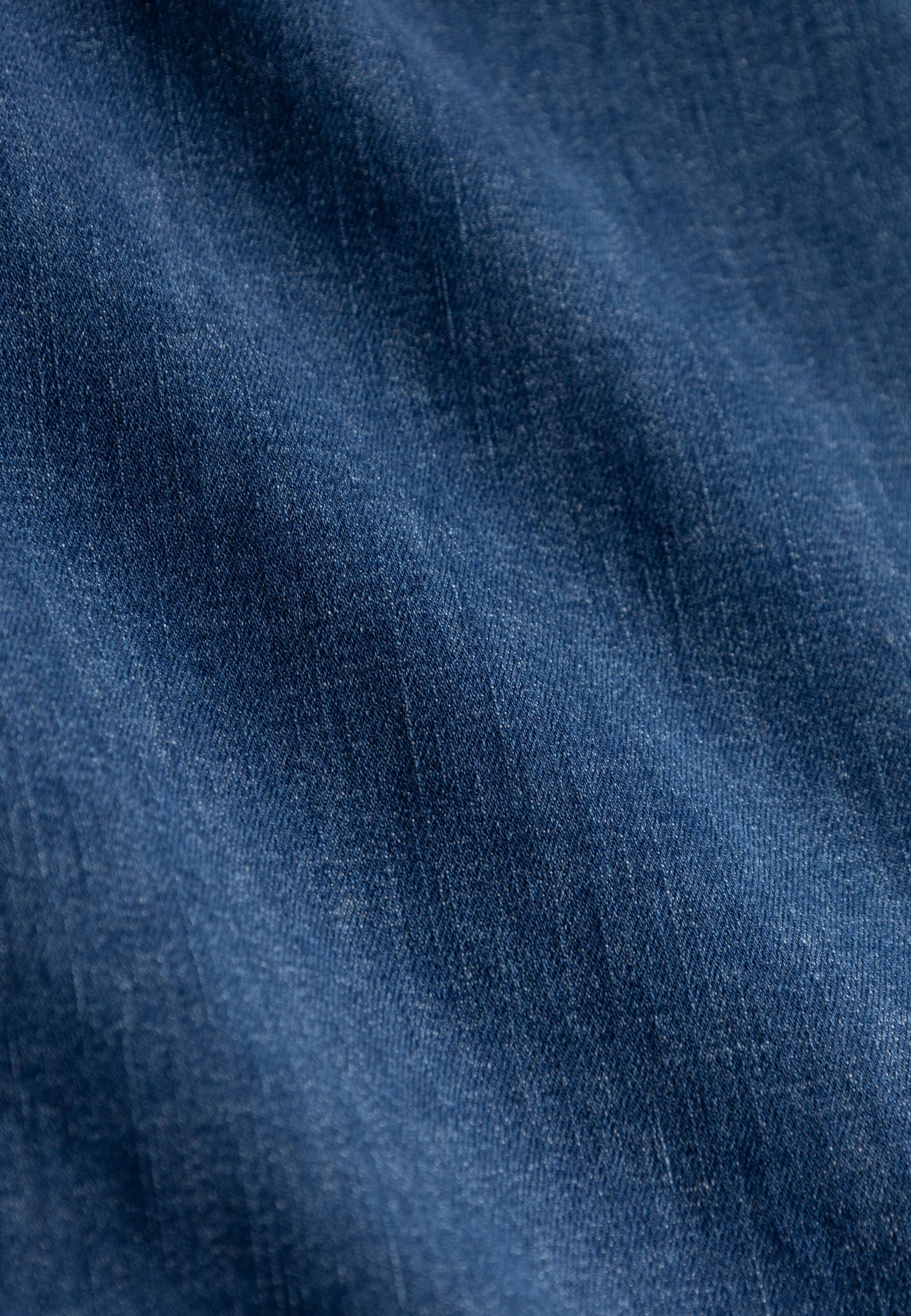 Thea Straight - Medium Length - Blue Denim - Image 7