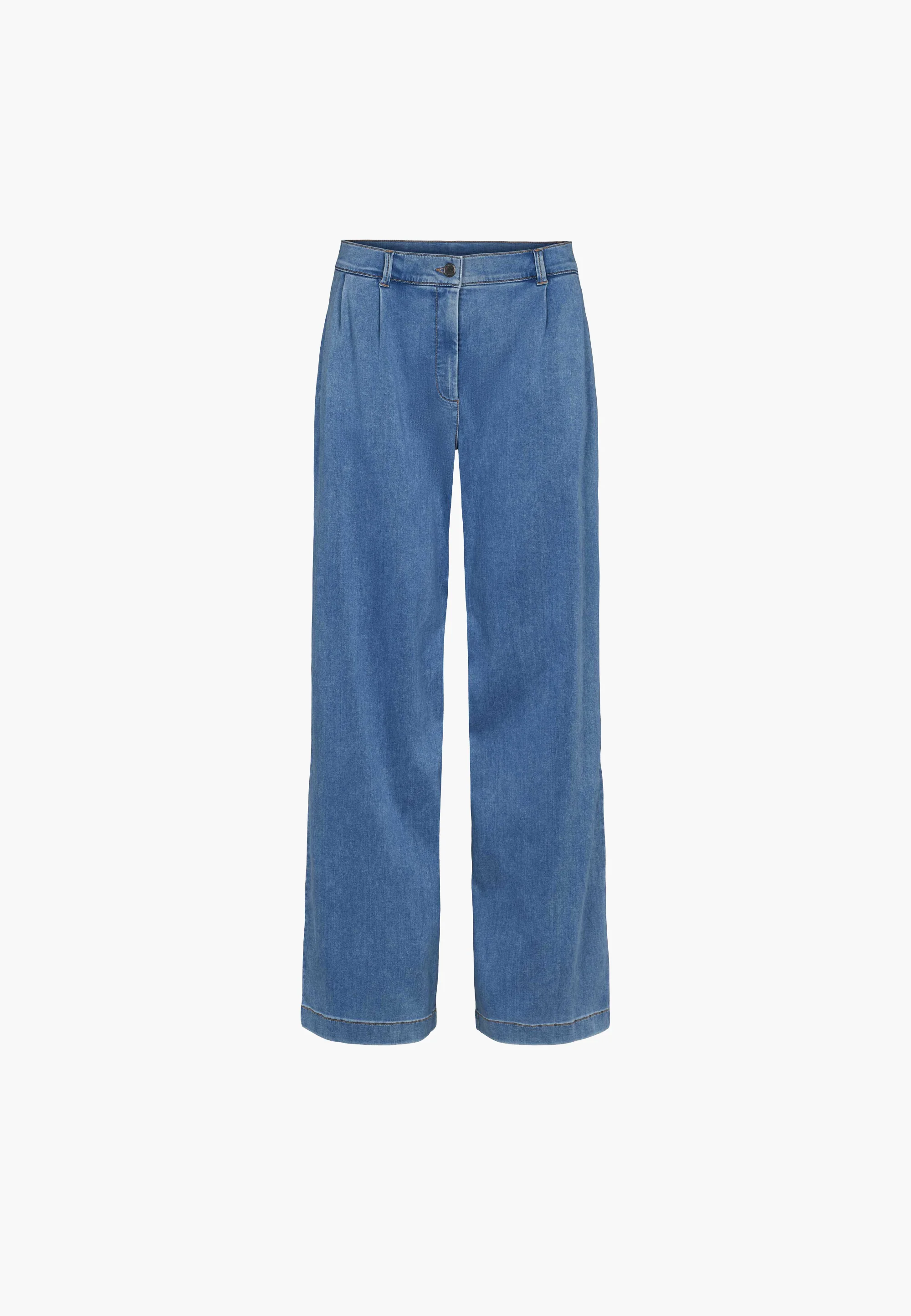 Debbie Loose - Medium Length - Washed Blue Denim - Image 2