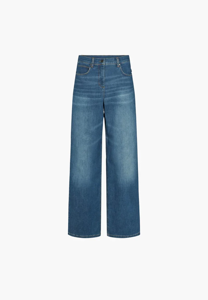 Carol Loose - Short Length - Washed Blue Denim