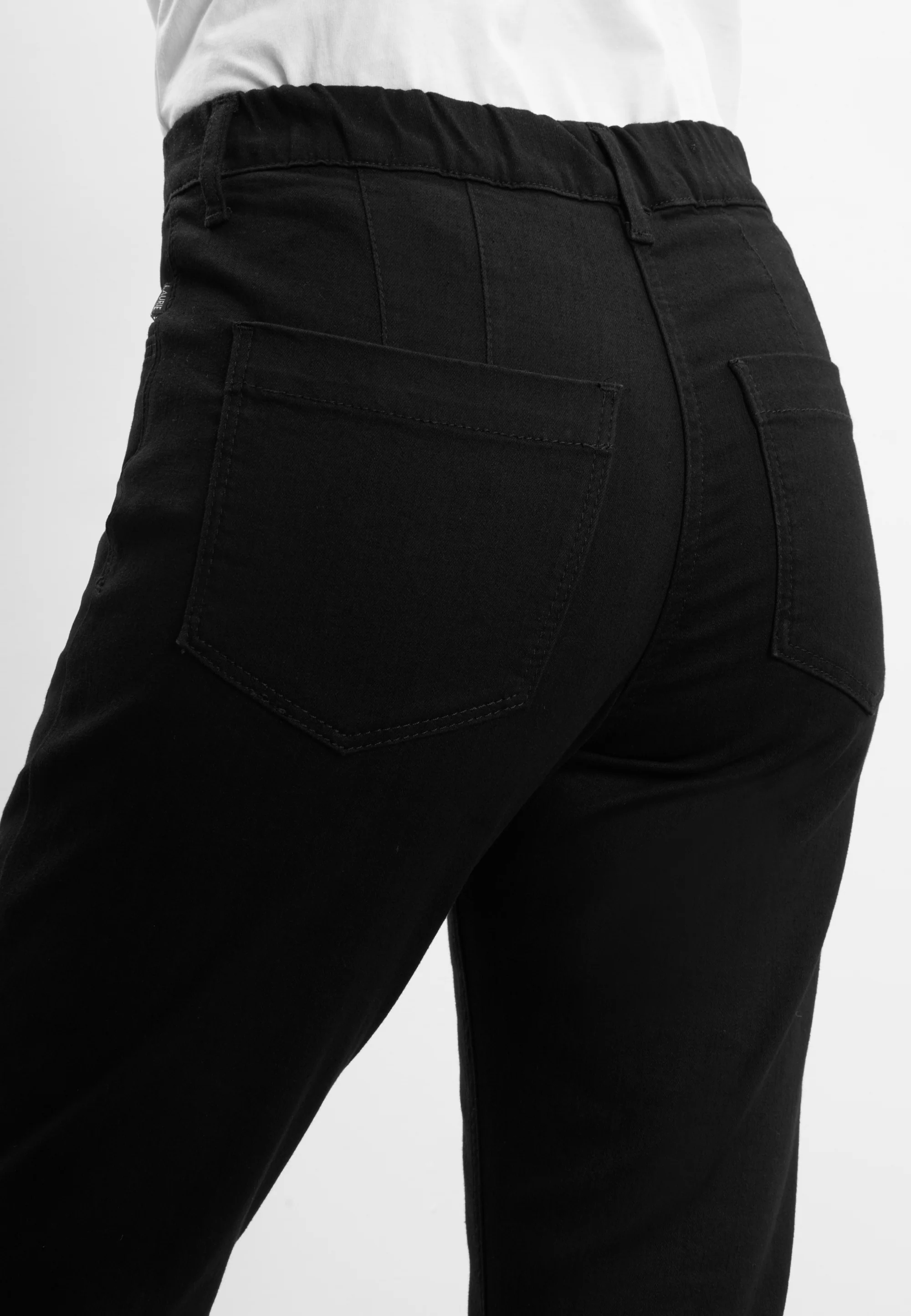 Piper Pure Regular - Cropped - Black Denim - Image 4