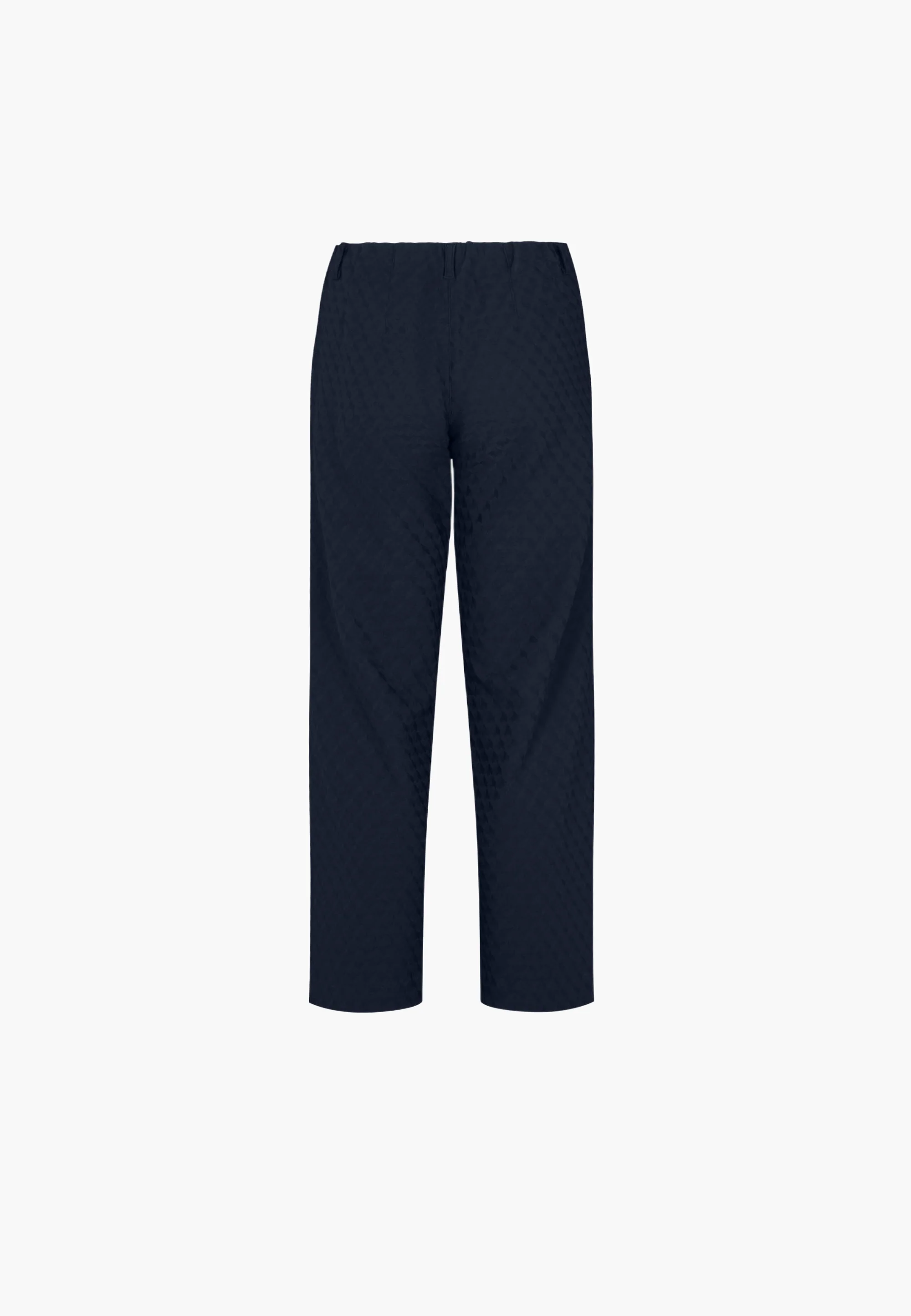 Tracy Straight - Short Length - Navy Jacquard - Image 2