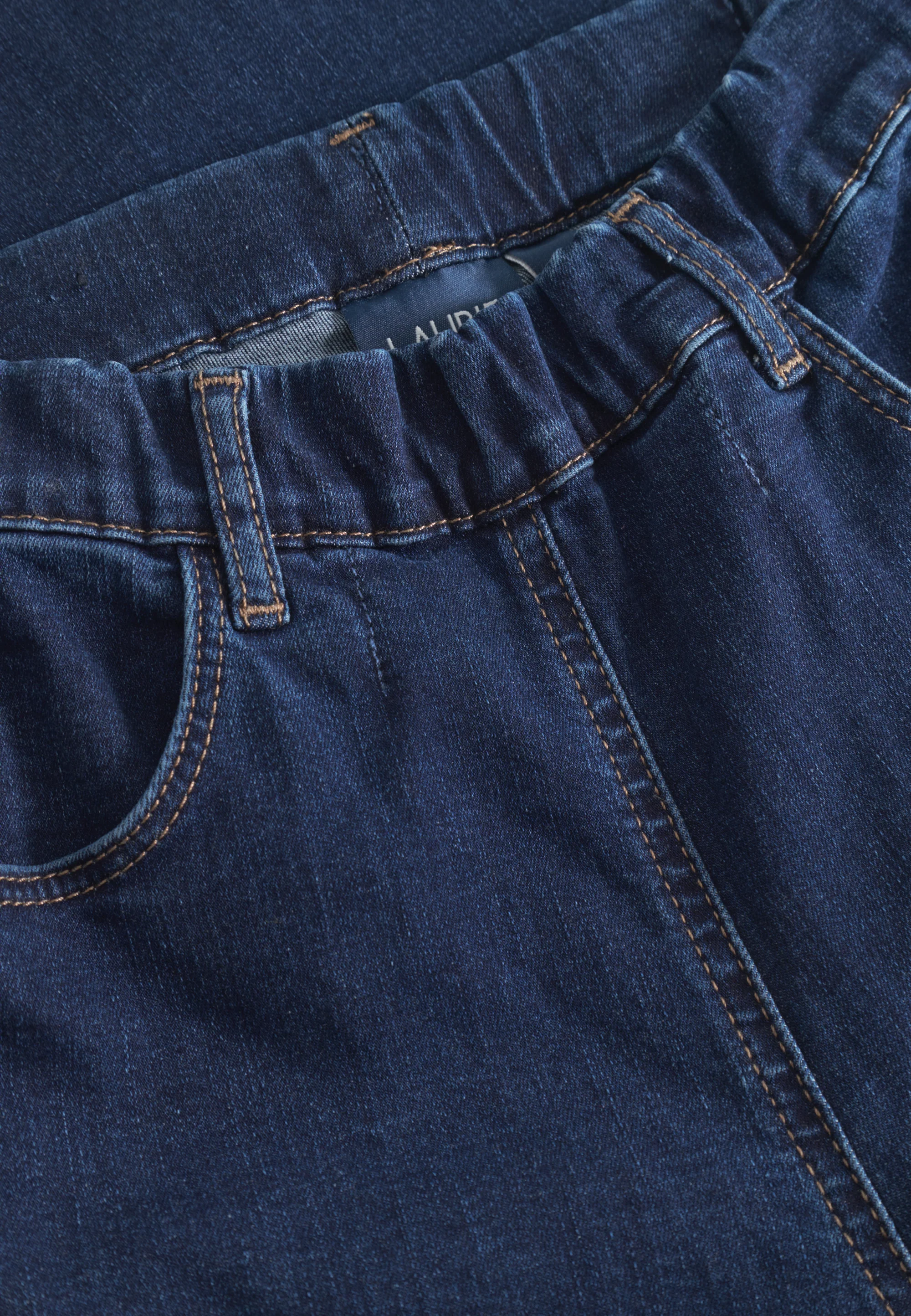 Donna Loose - Short Length - Dark Blue Denim - Image 6