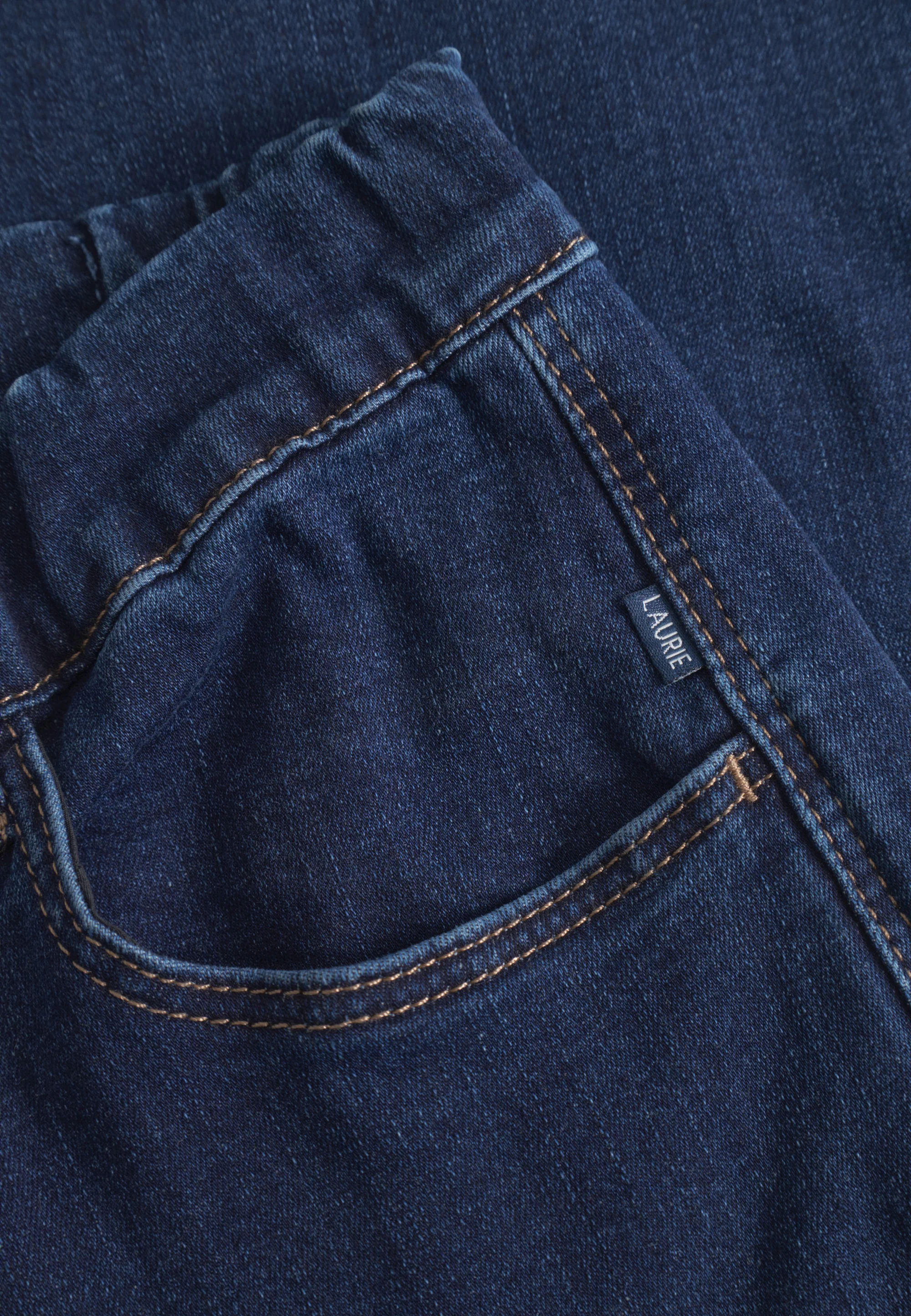 Donna Loose - Short Length - Dark Blue Denim - Image 7