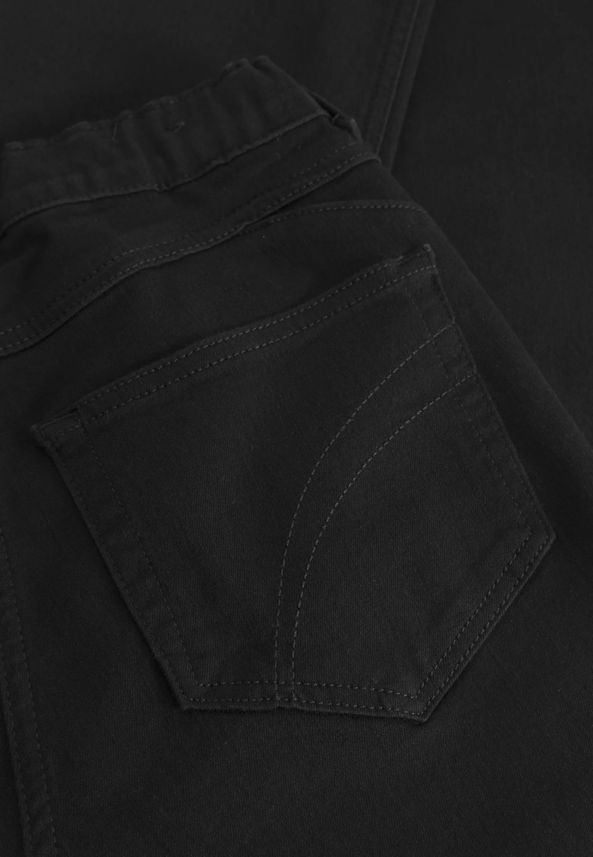 Hannah Regular - Ekstra Short Length - Black Denim - Image 7