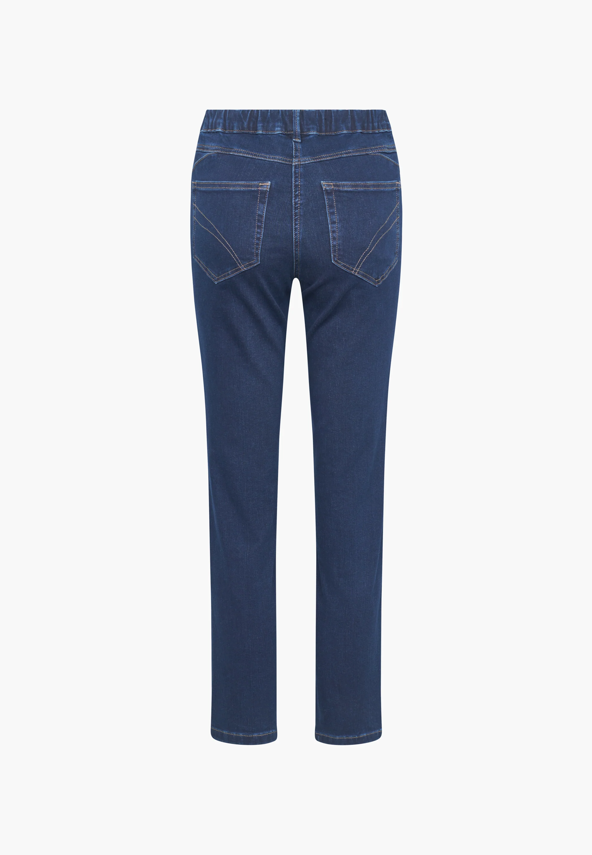 Hannah Regular - Ekstra Short Length - Dark Blue Denim - Image 8