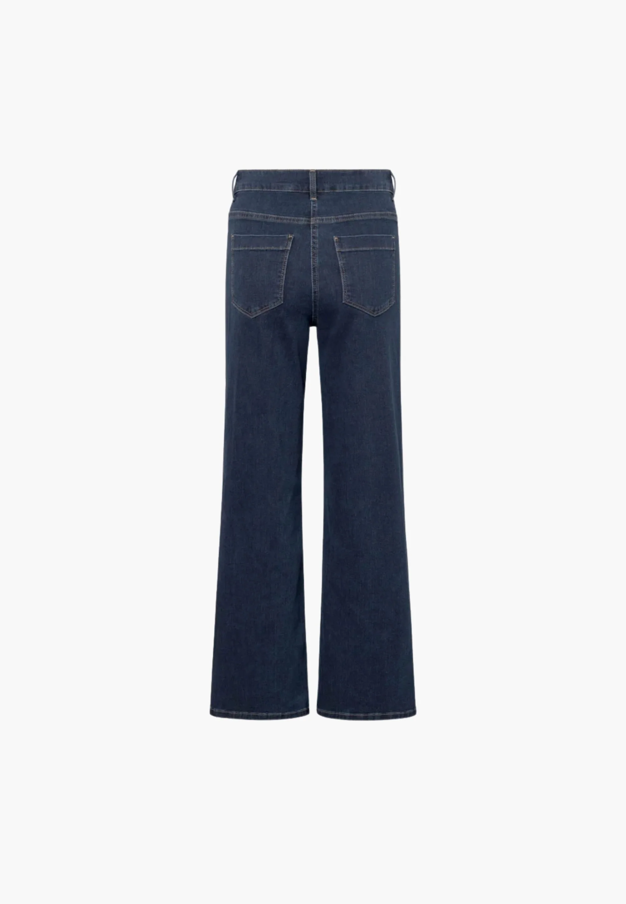 Carol Loose - Medium Length - Dark Blue Denim - Image 8