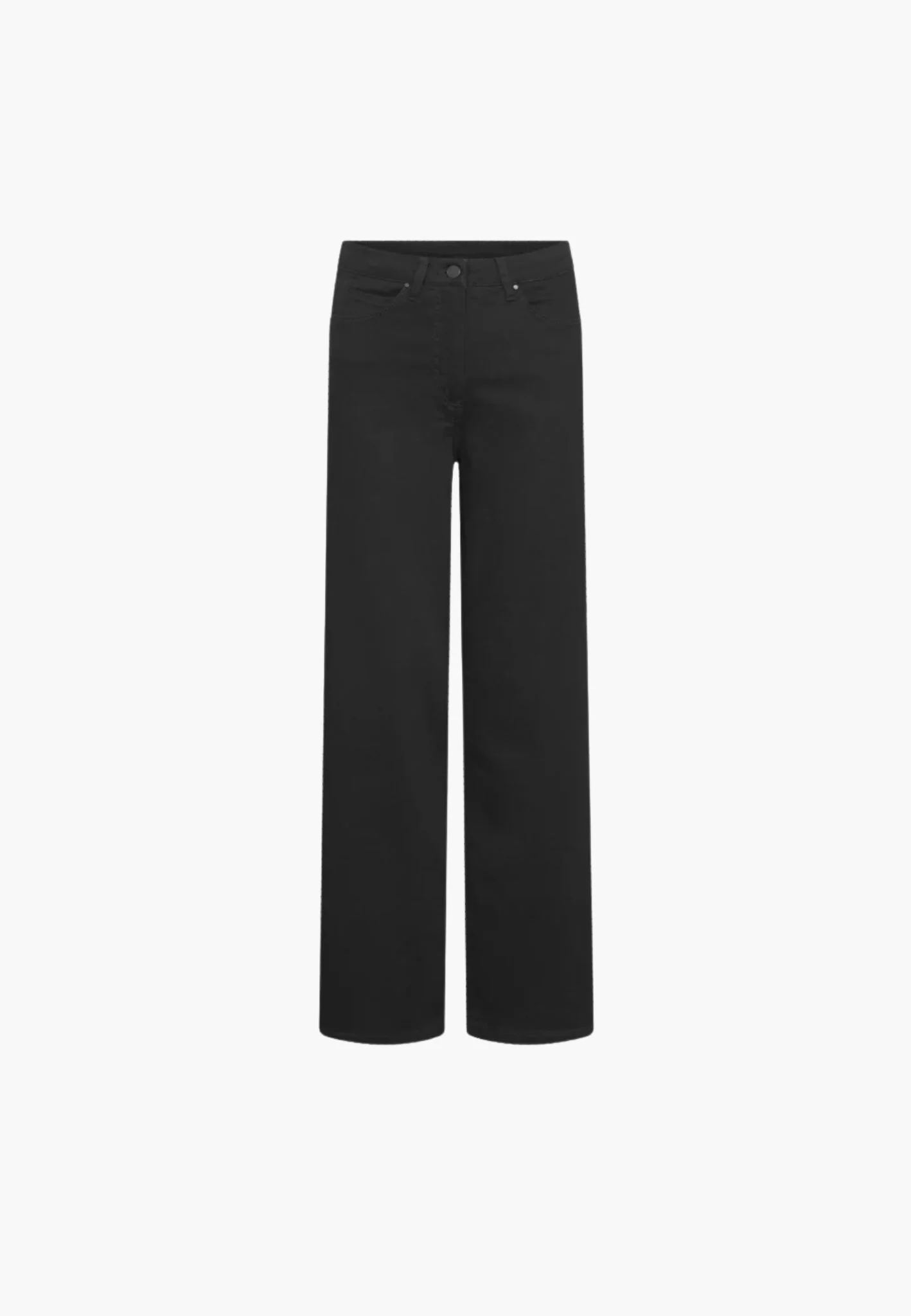 Carol Loose - Medium Length - Black Denim - Image 2