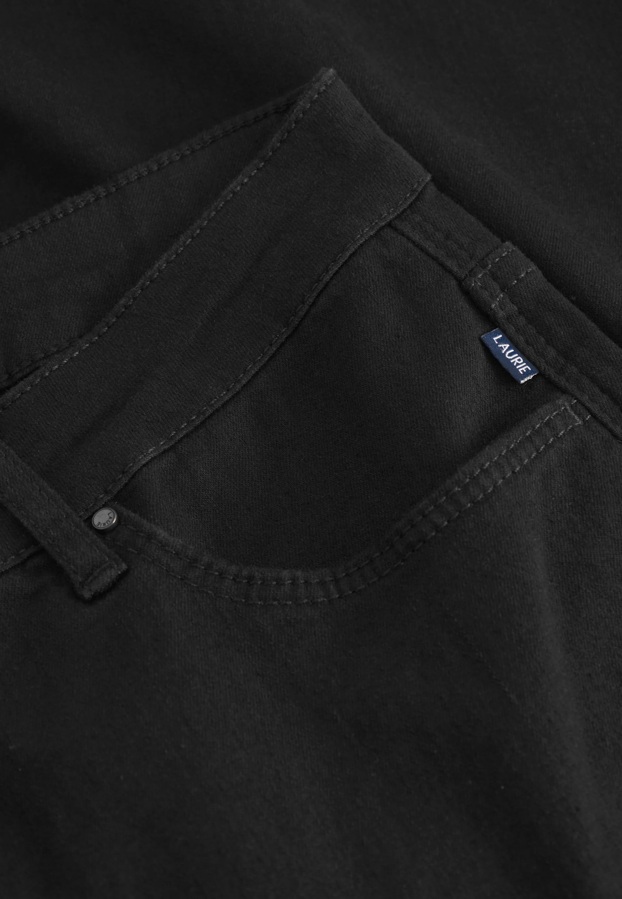 Carol Loose - Medium Length - Black Denim - Image 7