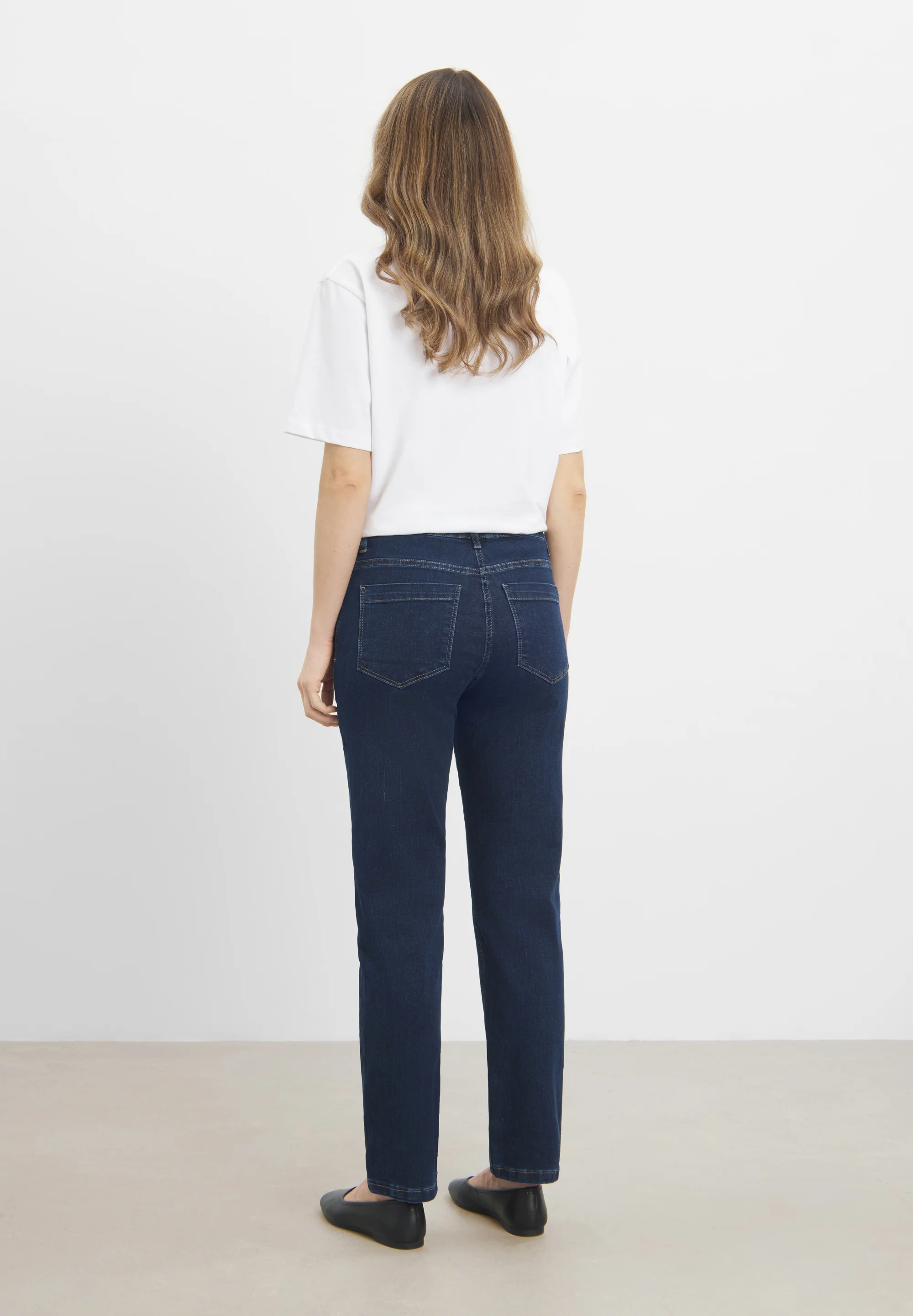 Charlotte Regular - Short Length - Dark Blue Denim - Image 3