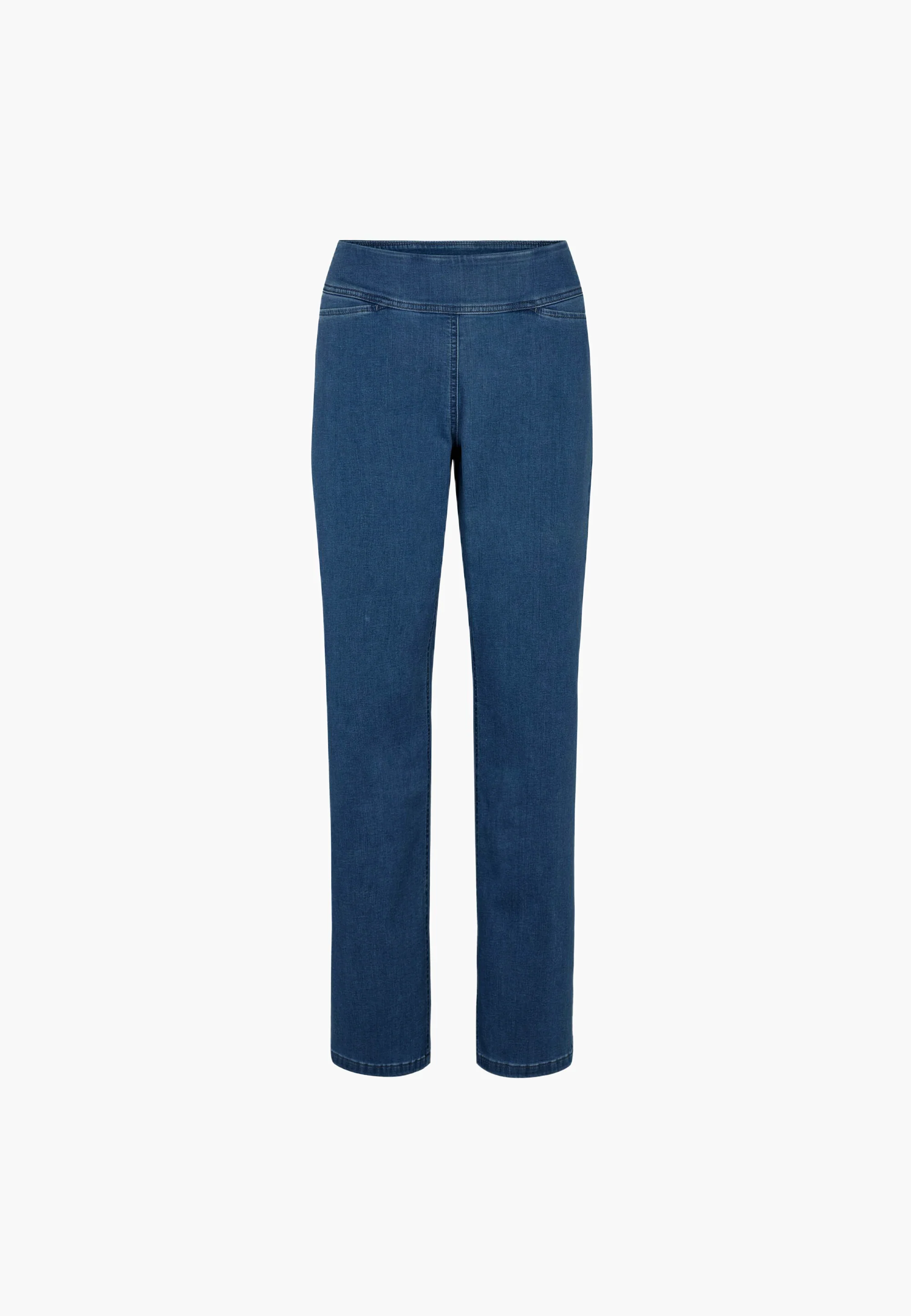 Thea Straight - Long Length - Blue Denim - Image 2