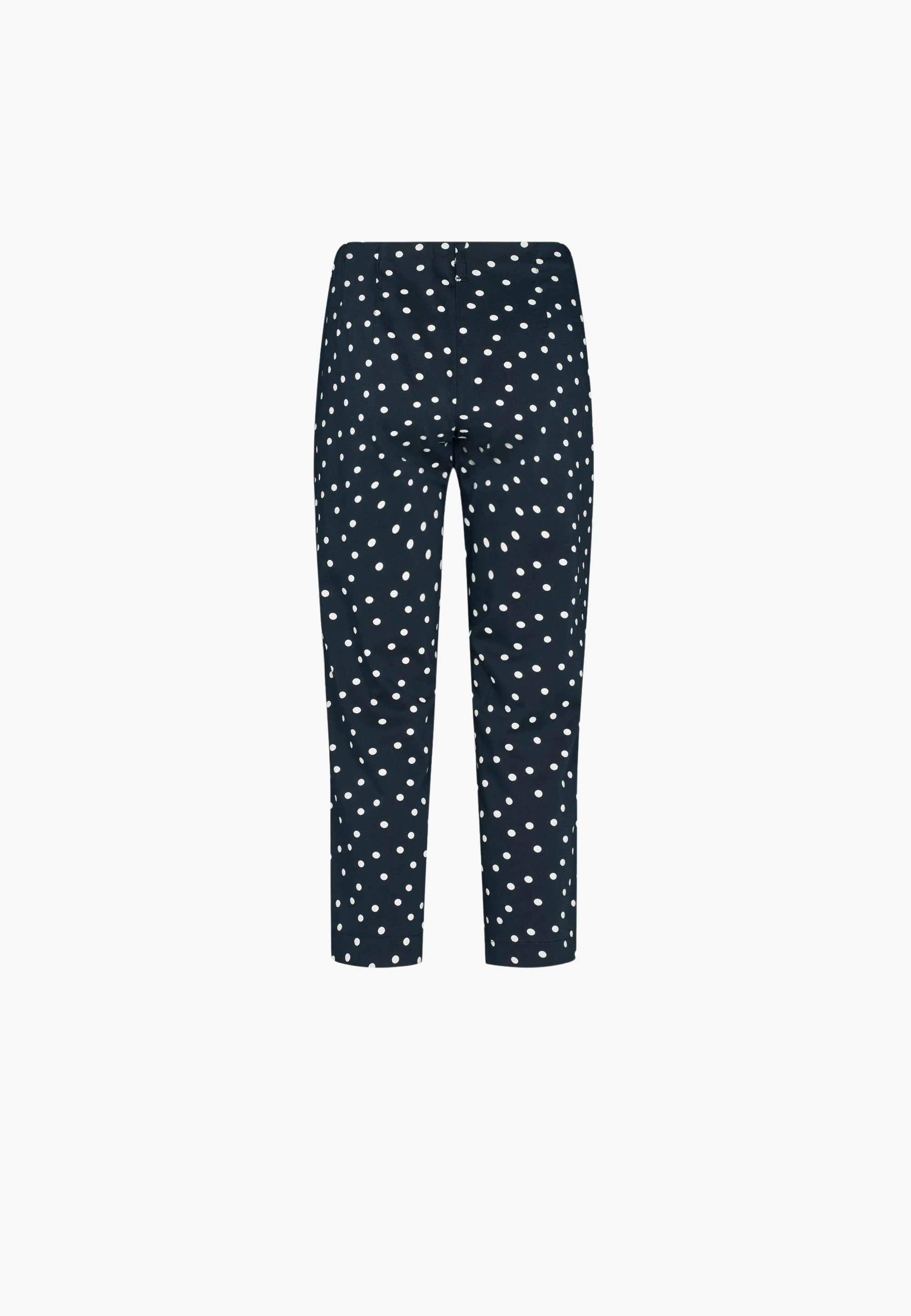 Taylor Regular - Cropped - Navy white dot - Image 2