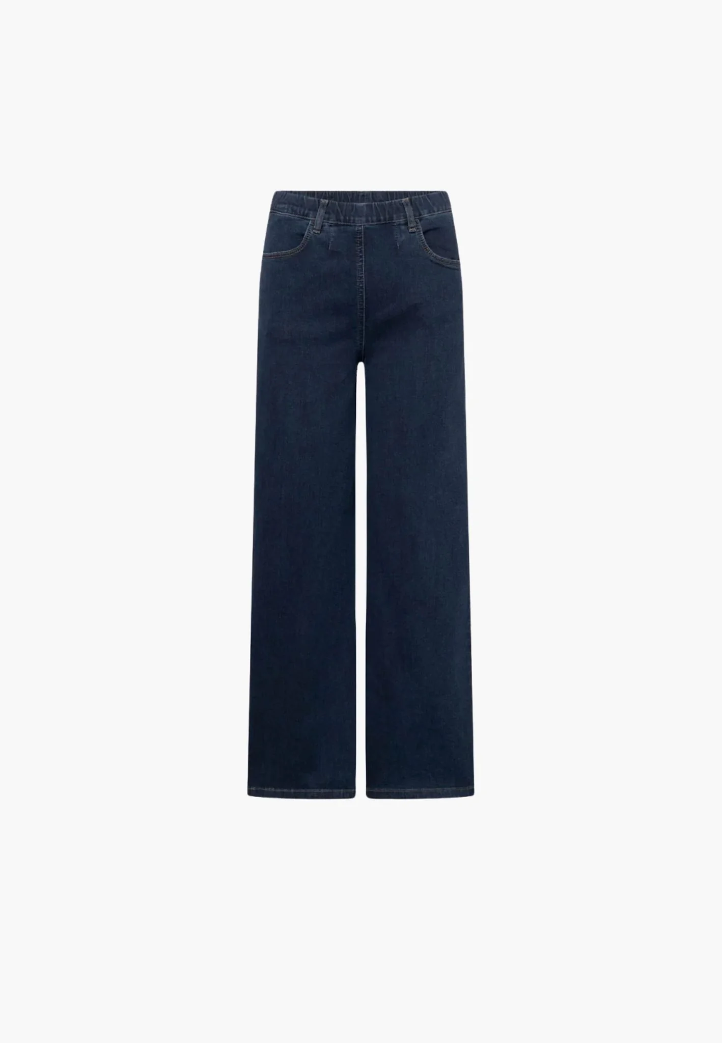 Donna Loose - Medium Length - Dark Blue Denim - Image 2