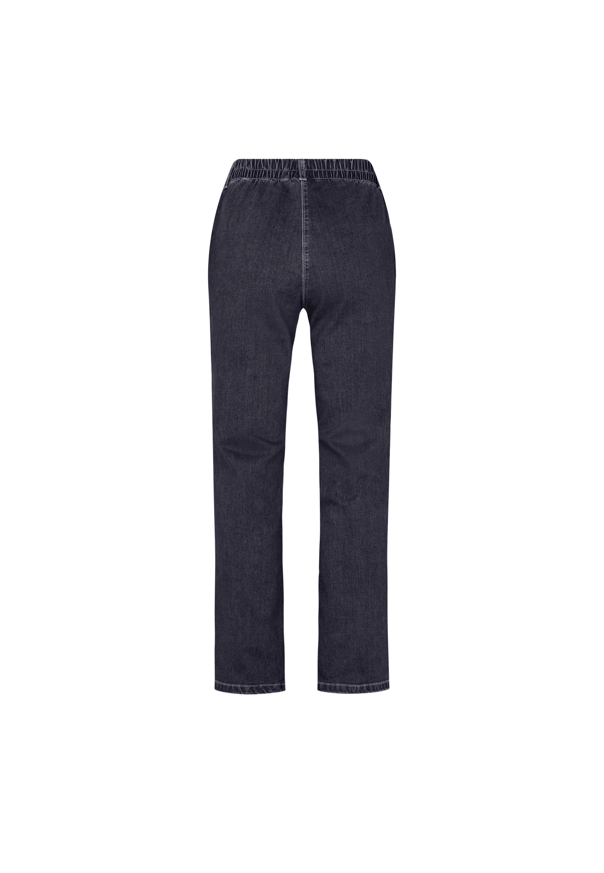 Violet Relaxed - Medium Length - Dark Blue Denim - Image 5