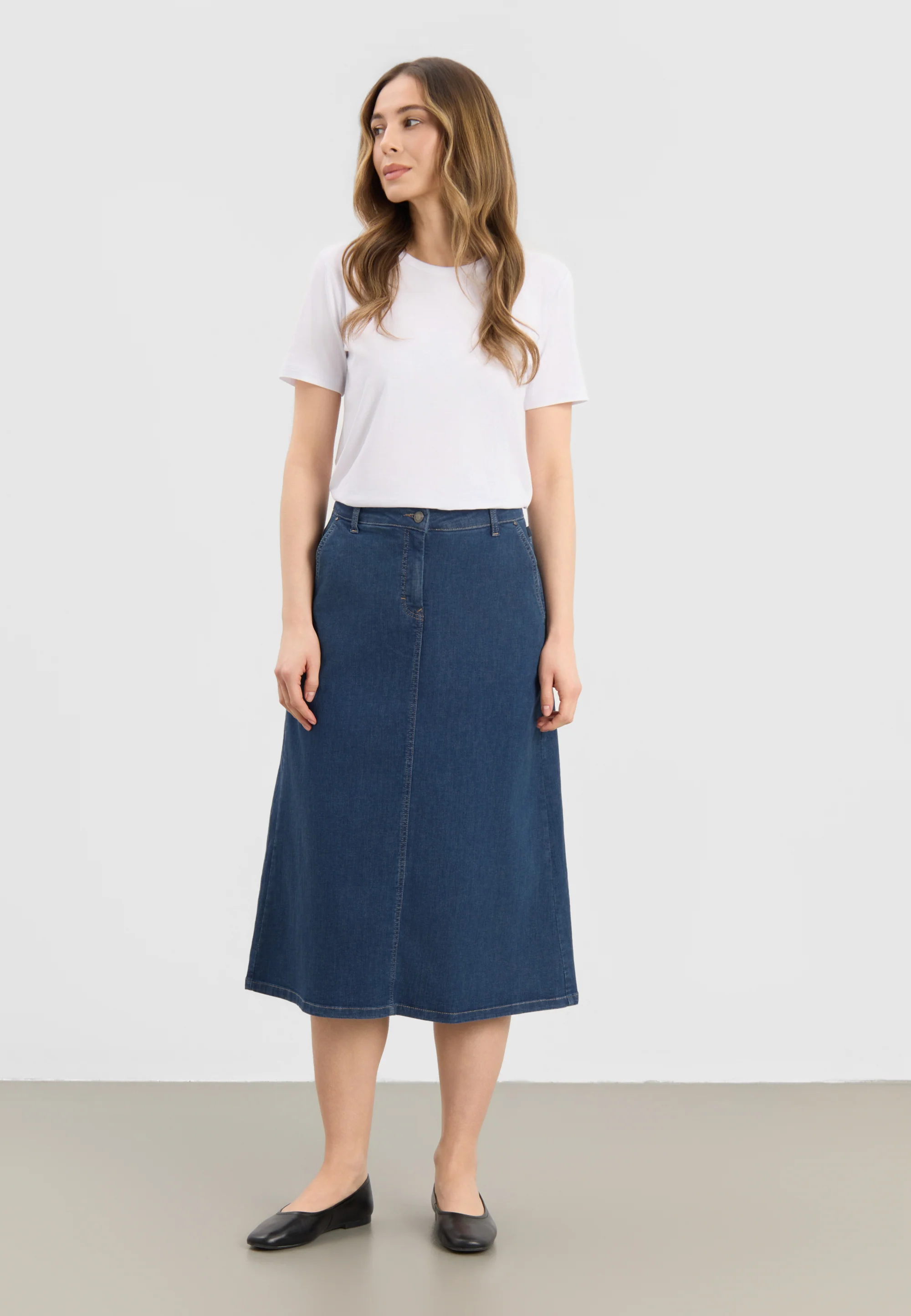Aim skirt - 80 cm. - Blue Denim