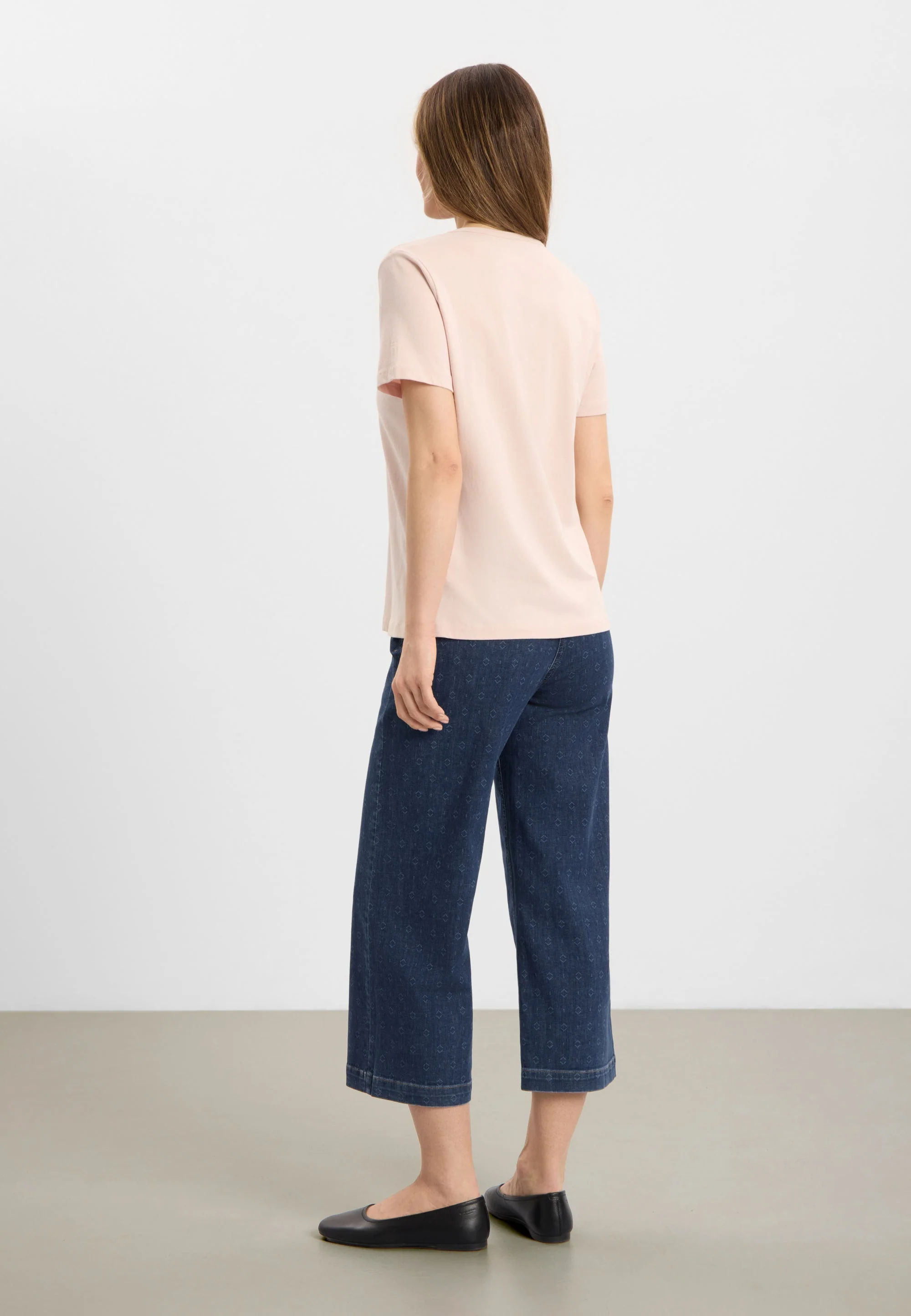 Donna Loose - Cropped - Blue sashiko - Image 2