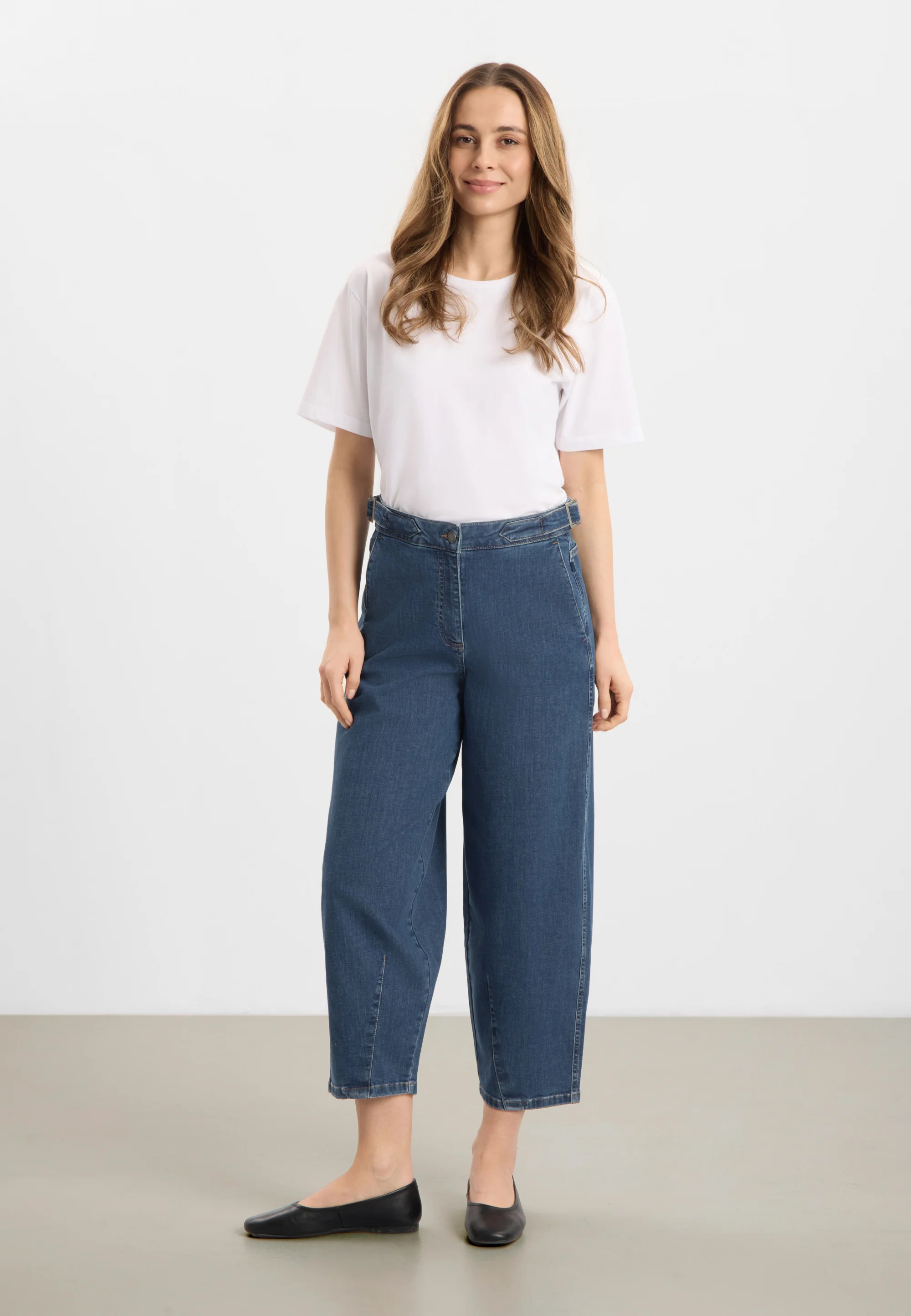Freya Tapered Loose CL - Blue Denim