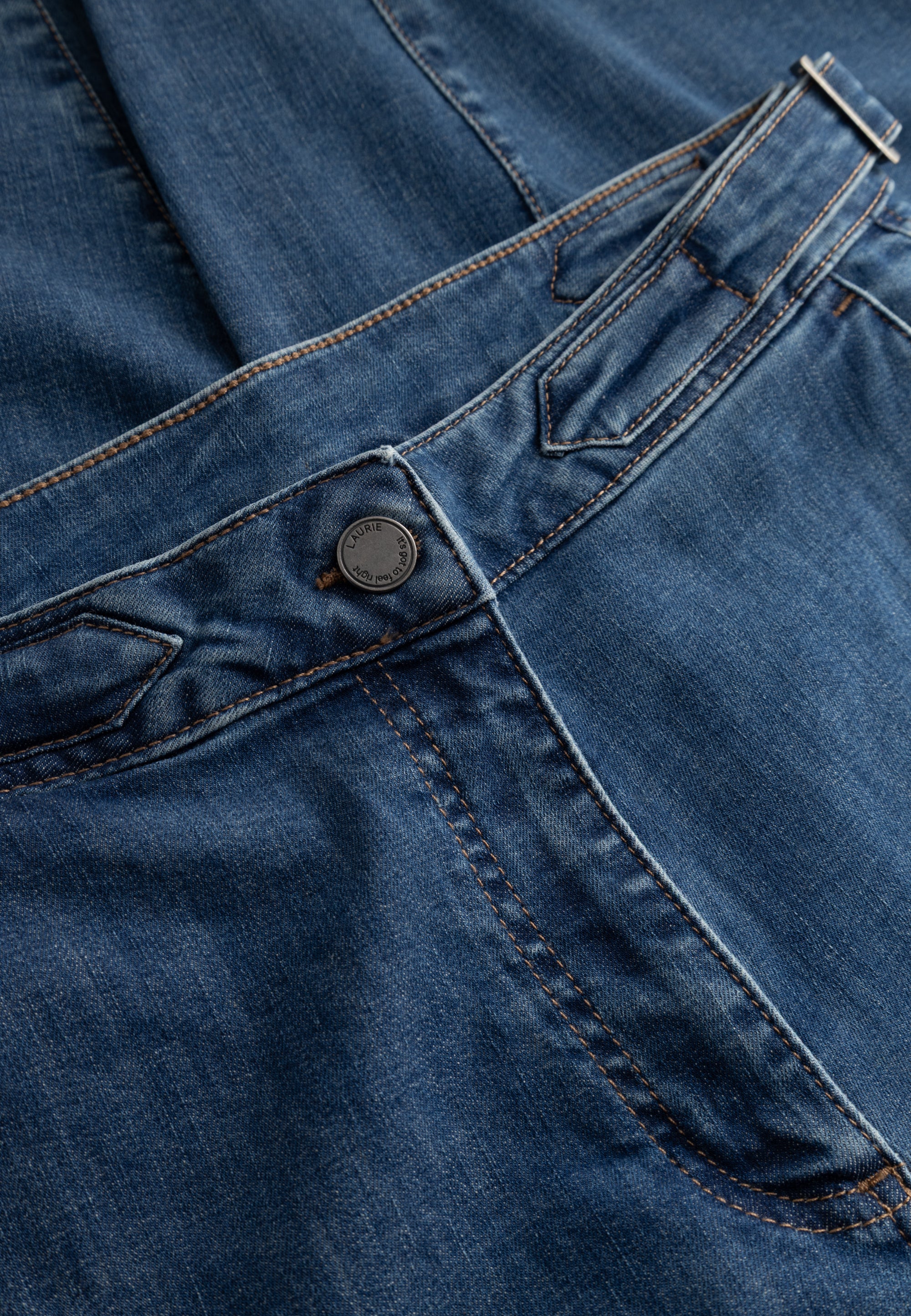Freya Tapered Loose CL - Blue Denim - Image 4