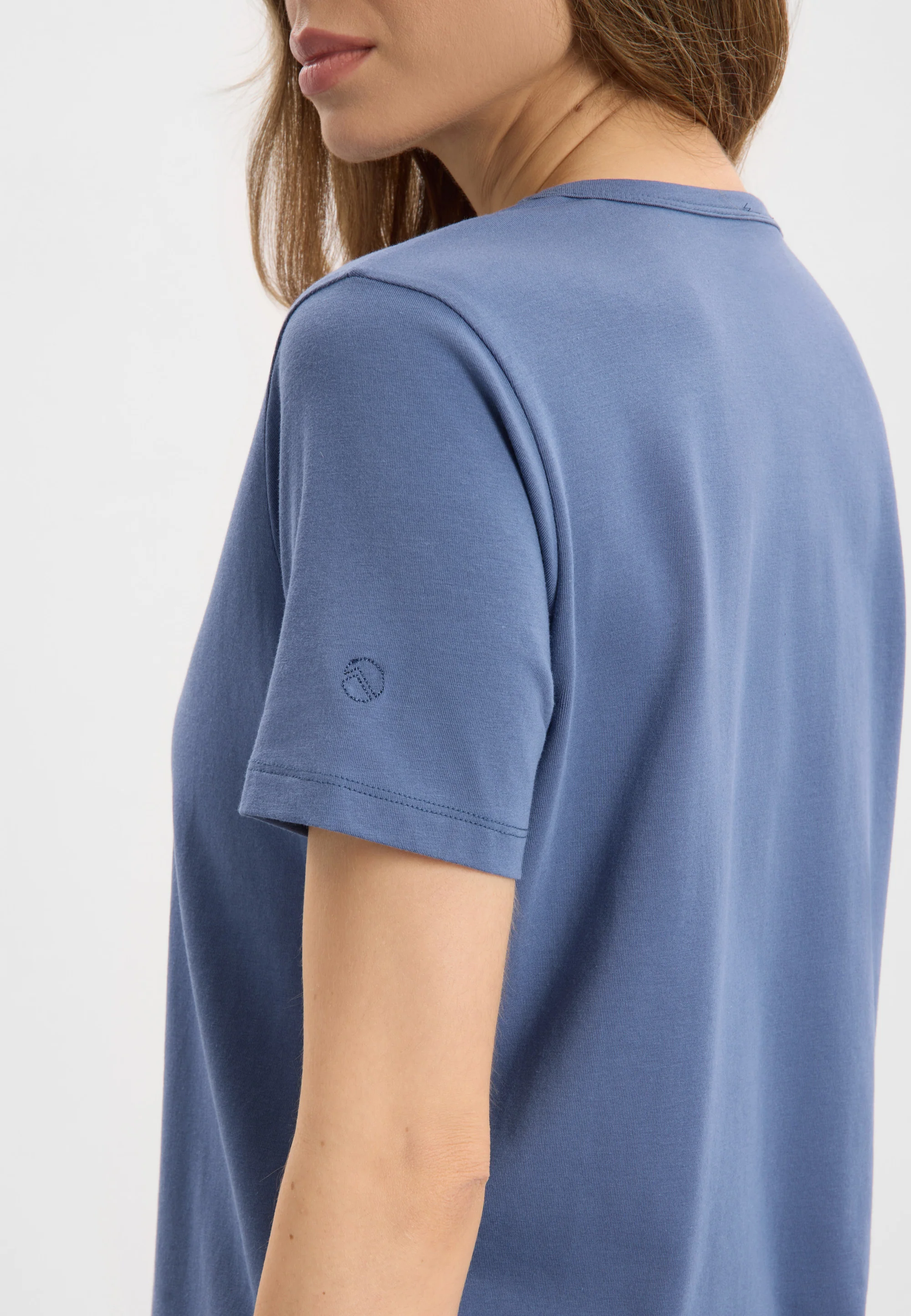 Amanda T-Shirt SS - Blue - Image 3