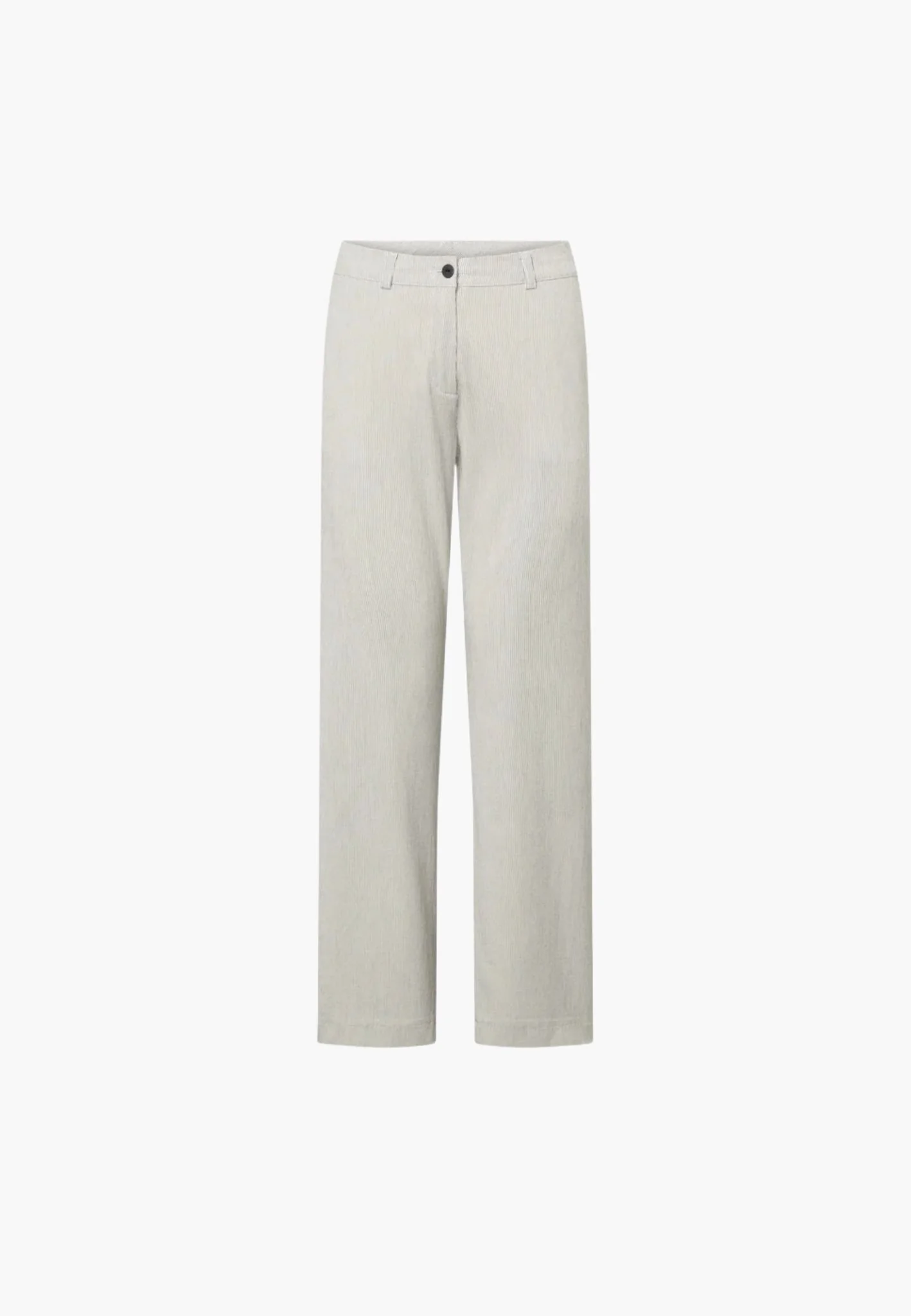 Judy Straight - Medium Length - White pinstripe