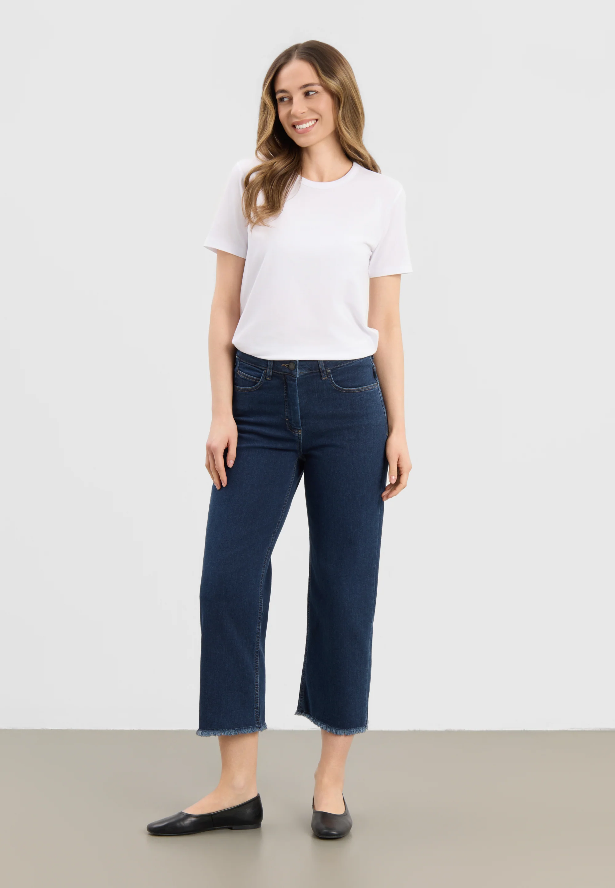 Amelia Raw Straight CL - Dark Blue Denim