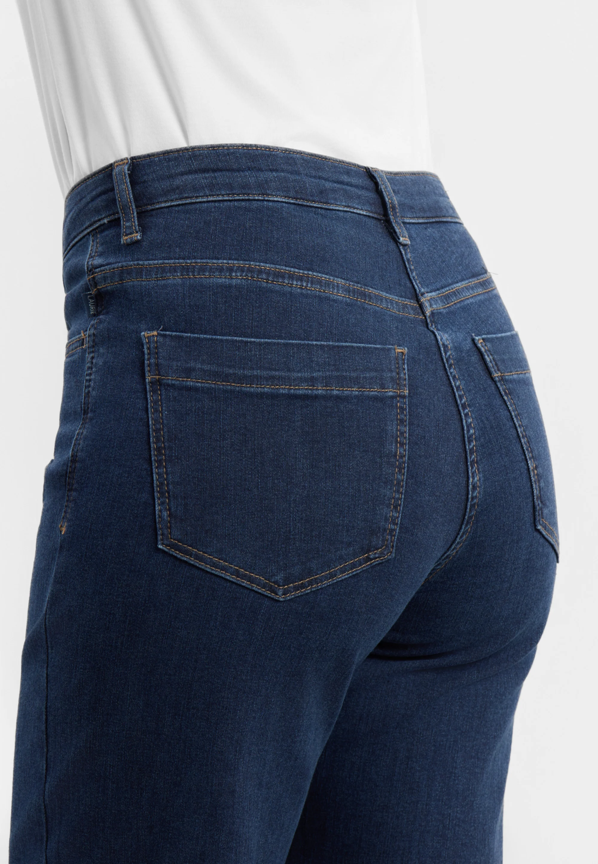Amelia Raw Straight CL - Dark Blue Denim - Image 3