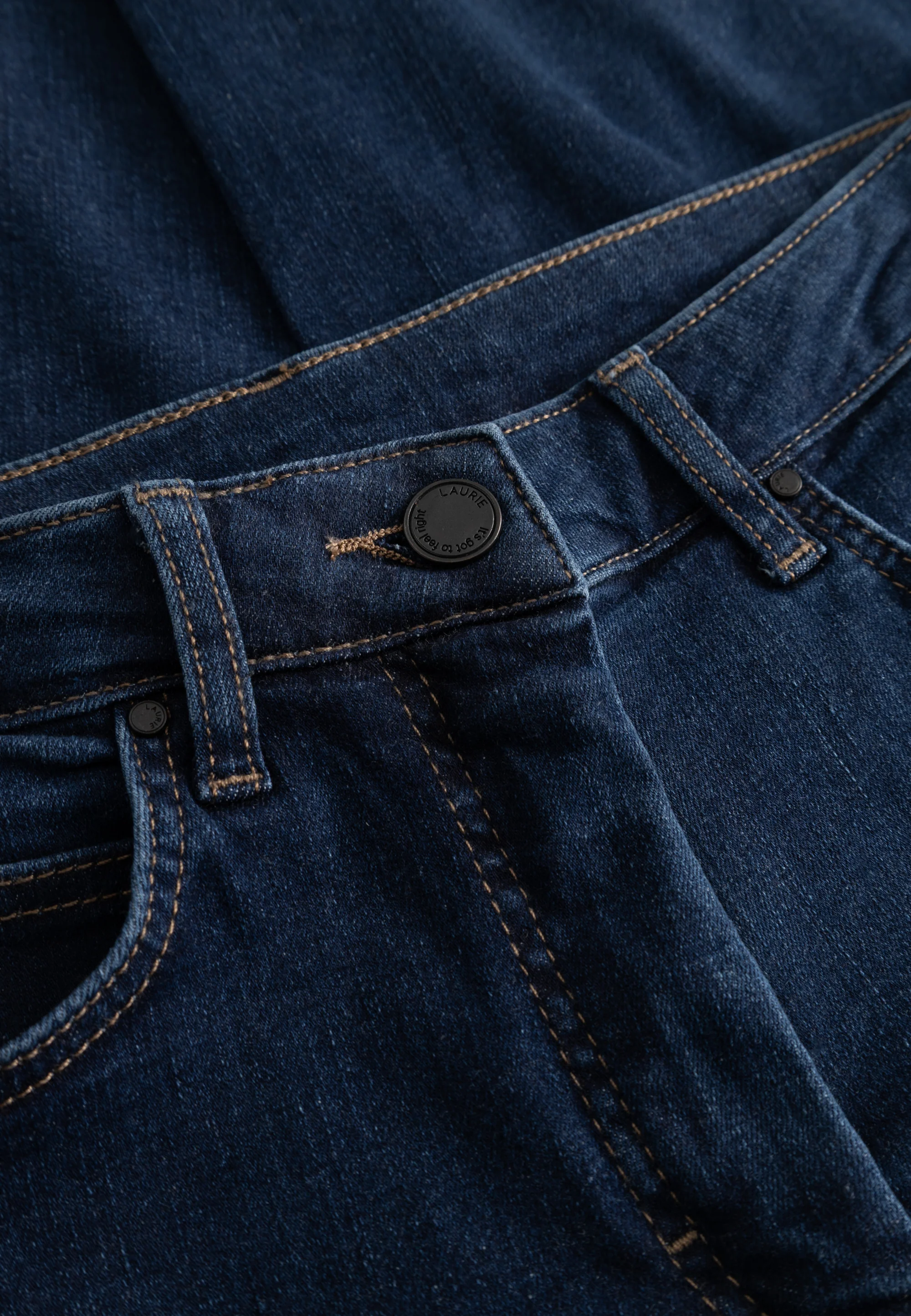 Amelia Raw Straight CL - Dark Blue Denim - Image 4