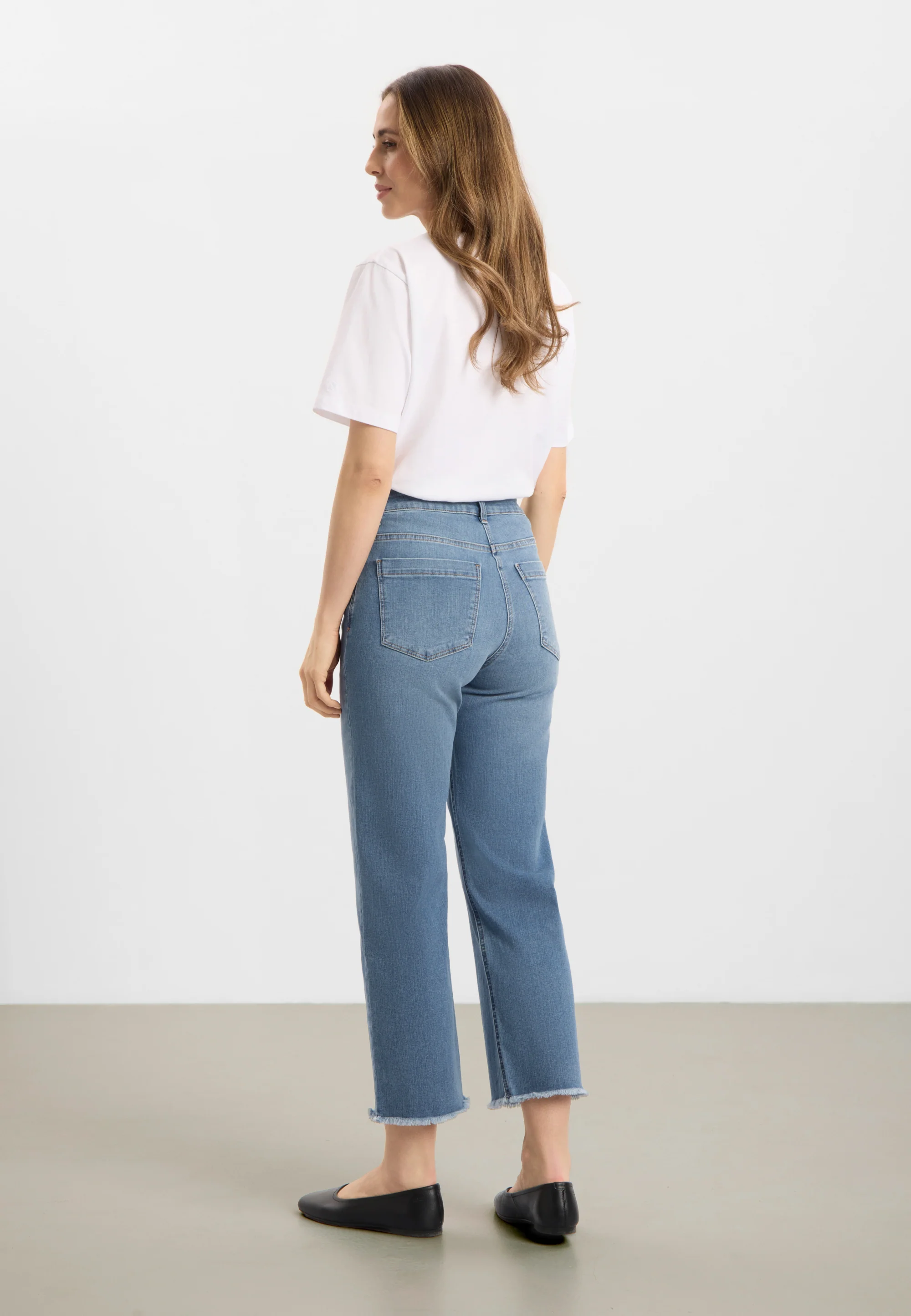 Amelia Raw Straight CL - Washed blue denim - Image 2