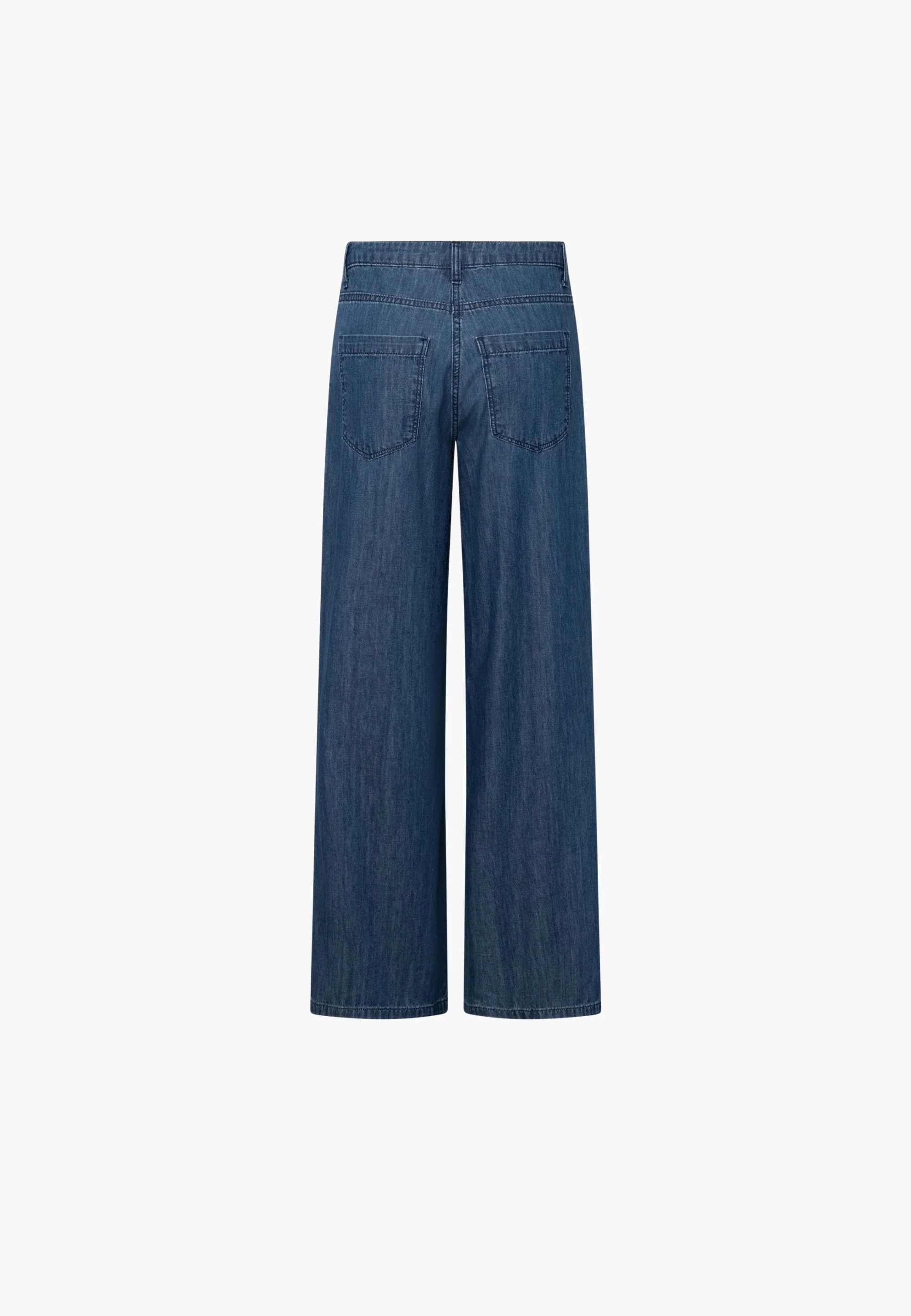 Charm Elastic Loose - Medium Length - Blue denim - Image 8