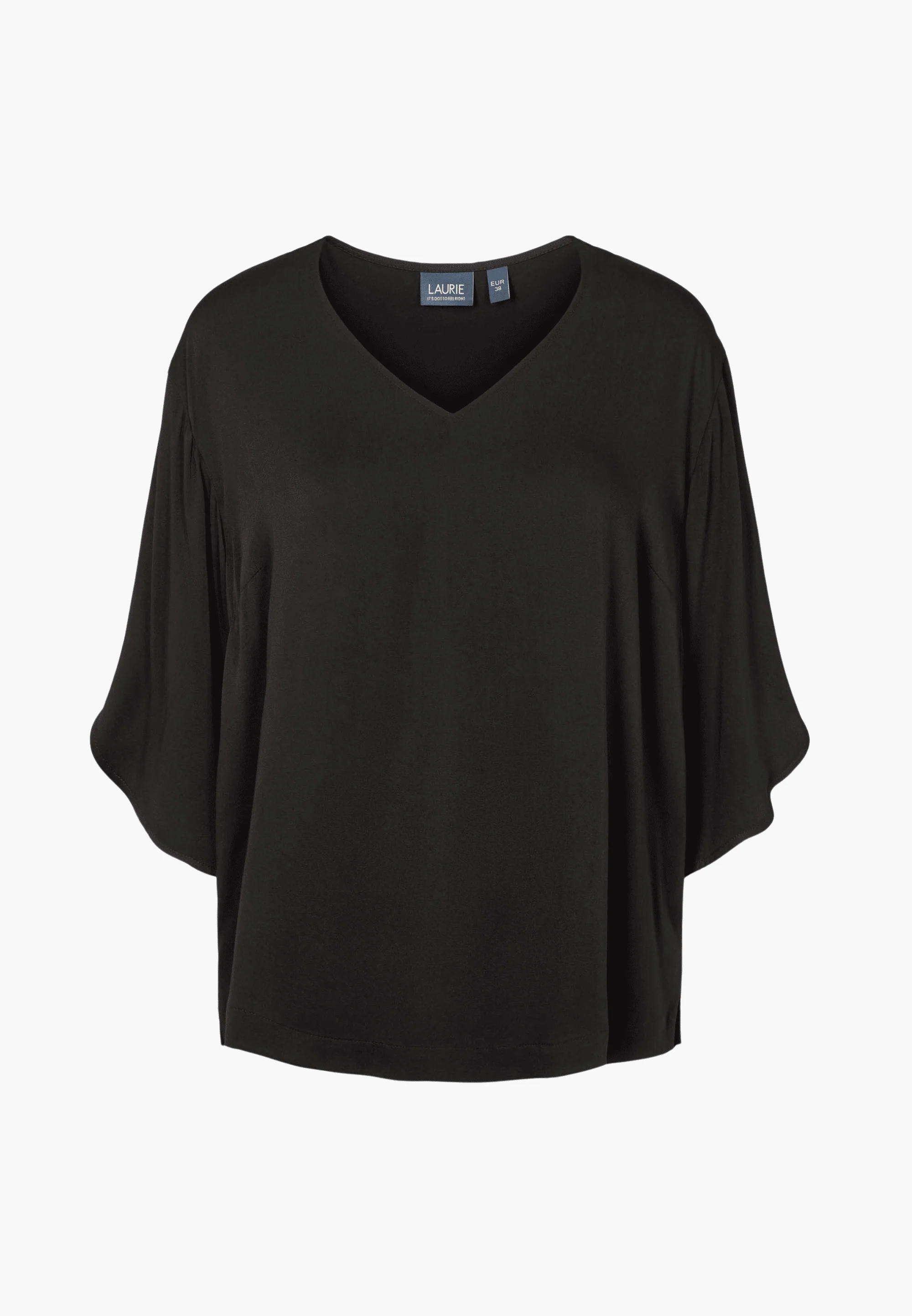 Nadine Blouse 3/4 sleeves - Black - Image 3