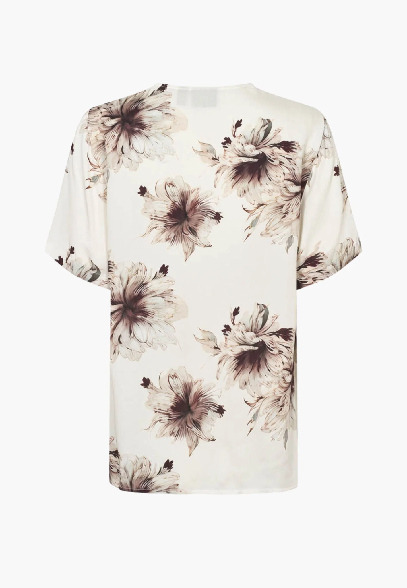 Naja Blouse - SS - Bloom Plum Print - Image 3