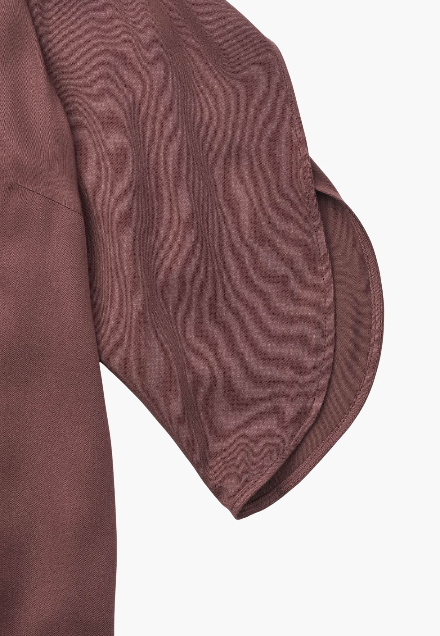 Nelly Blouse - 3/4 Sleeves - Dark Plum - Image 3