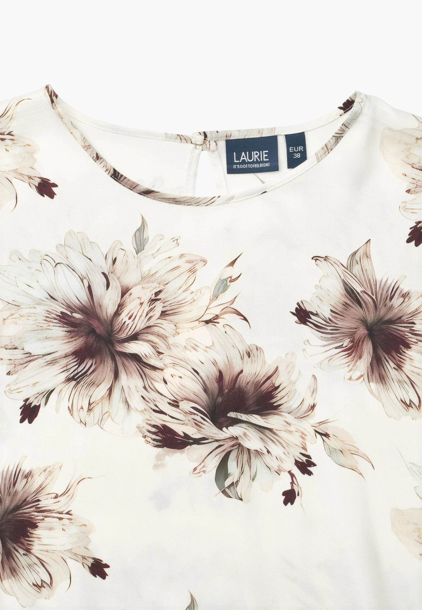 Nova Dress SS - Bloom Plum Print - Image 3