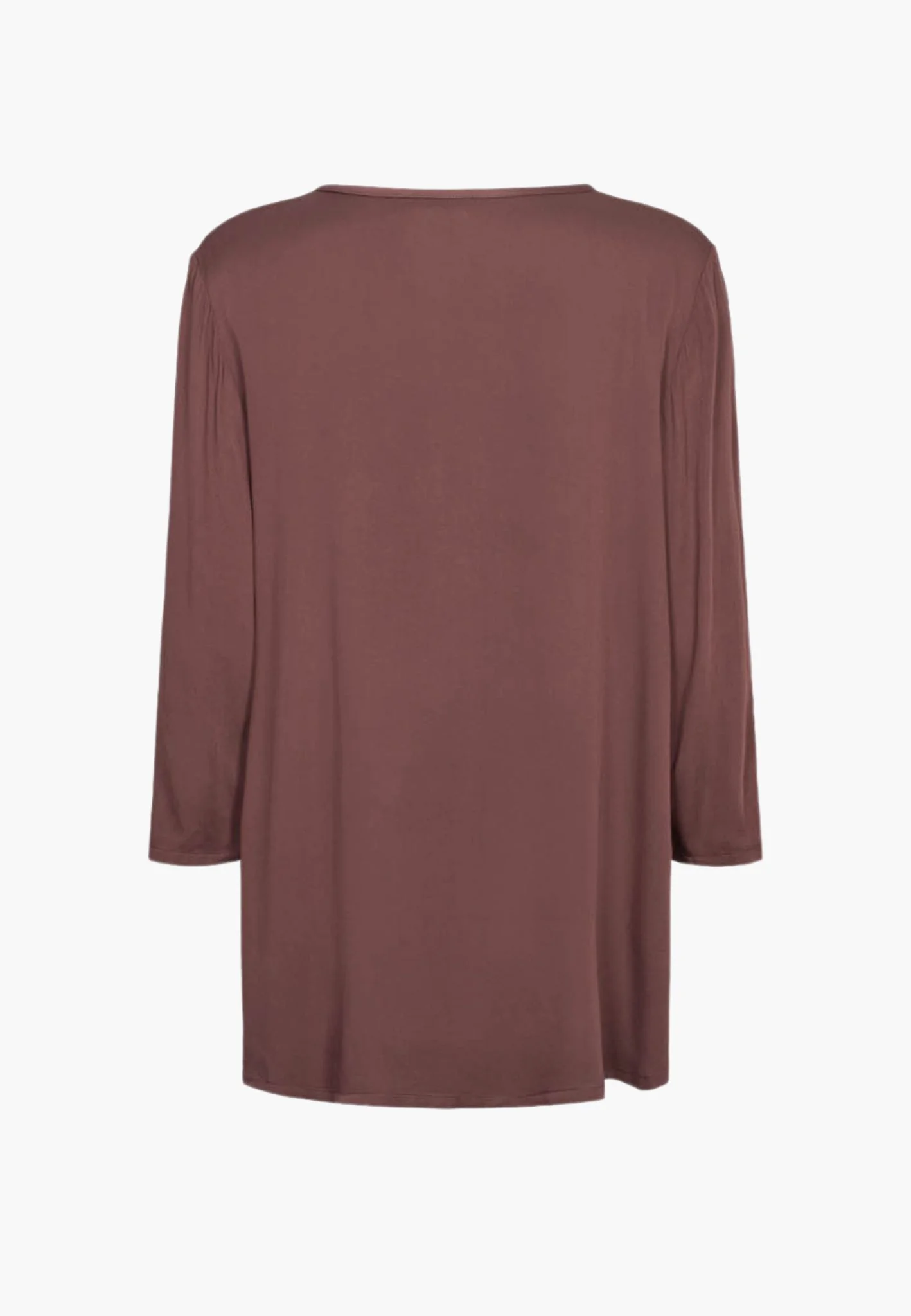 Ritz Tunic - 3/4 Sleeves - Dark Plum - Image 3
