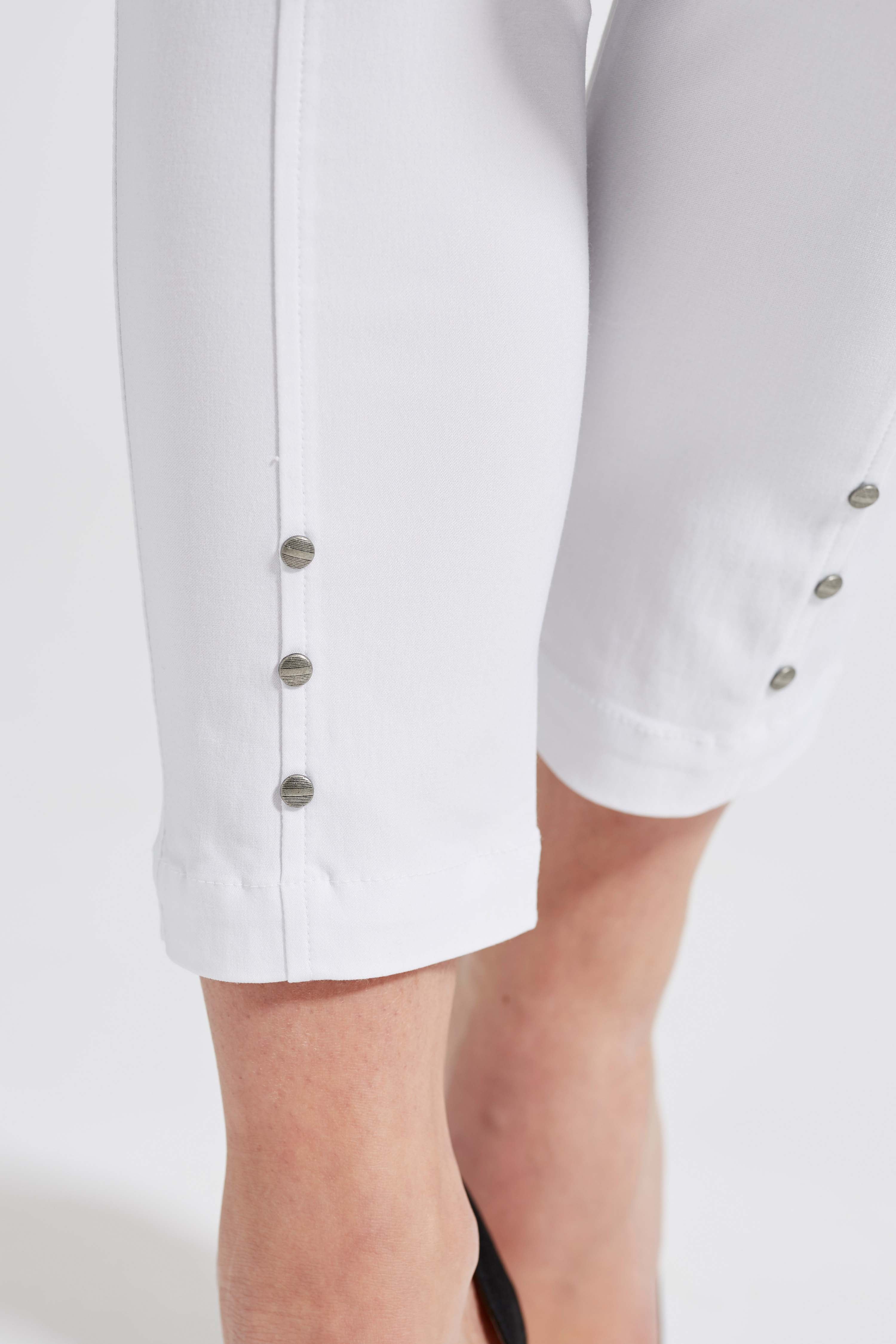 Chloe Slim - Cropped - White - Image 3