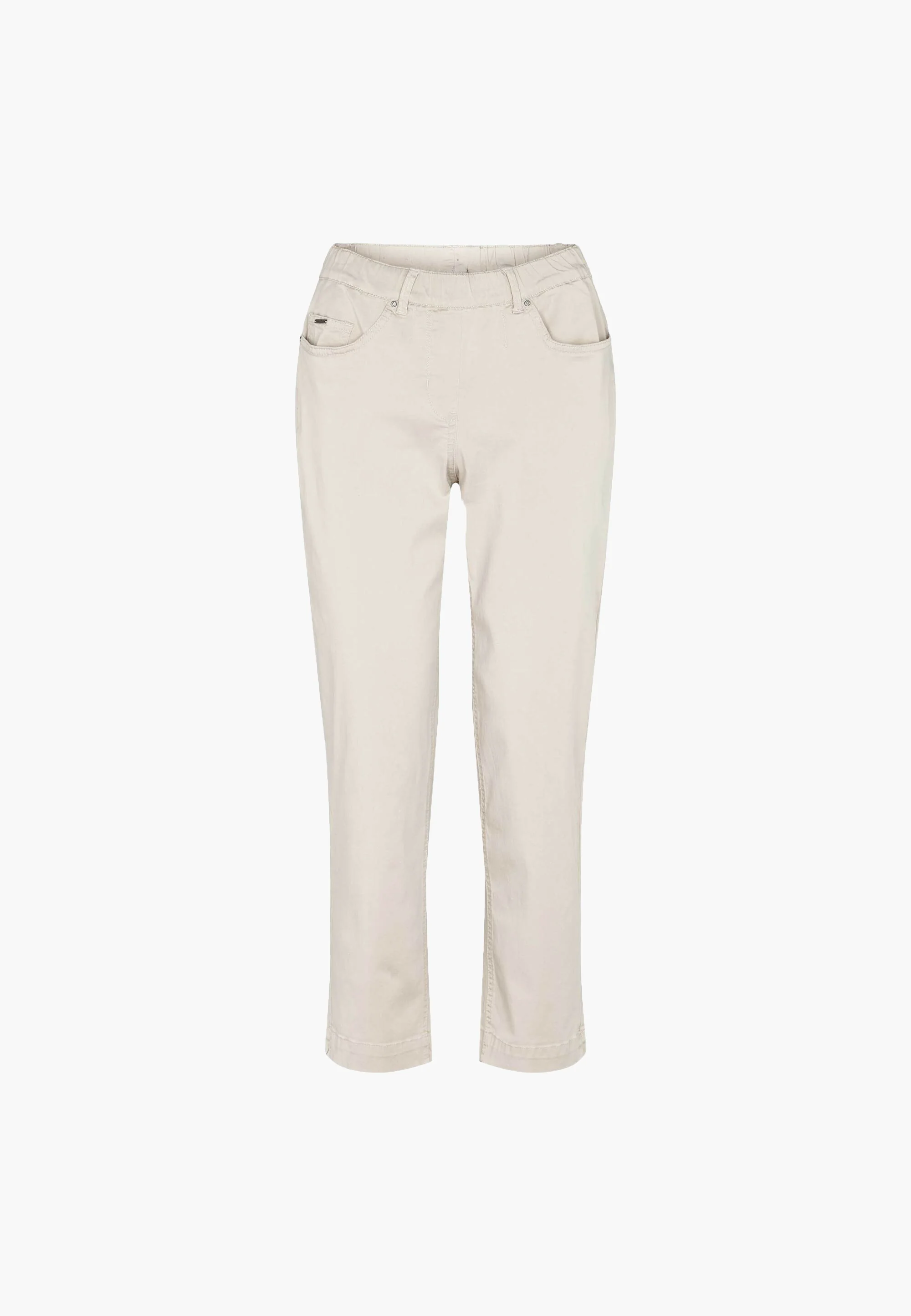 Hannah Regular Crop - Grey Sand
