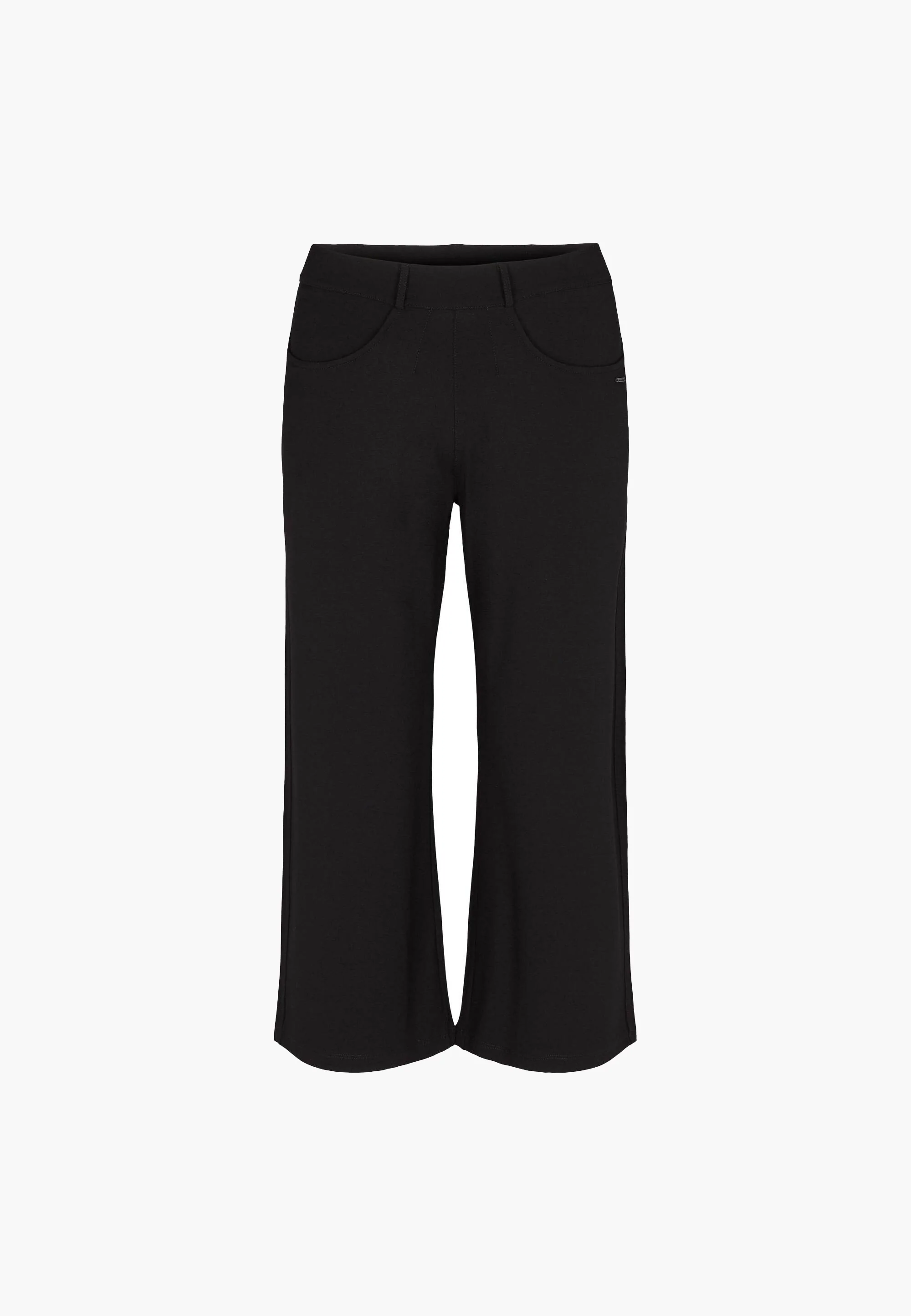 Donna Loose Jersey - Cropped - Black